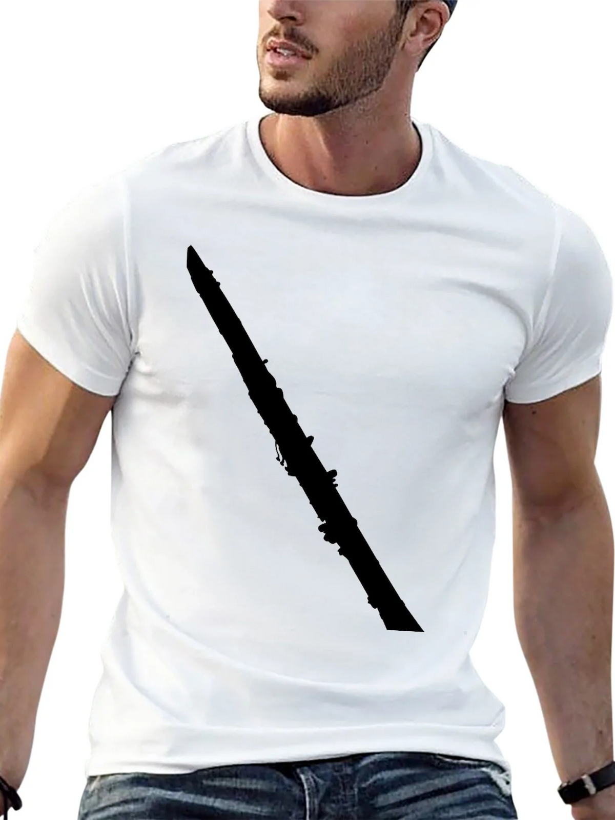 Black Clarinet Graphic Tee - Musician Style product image 12