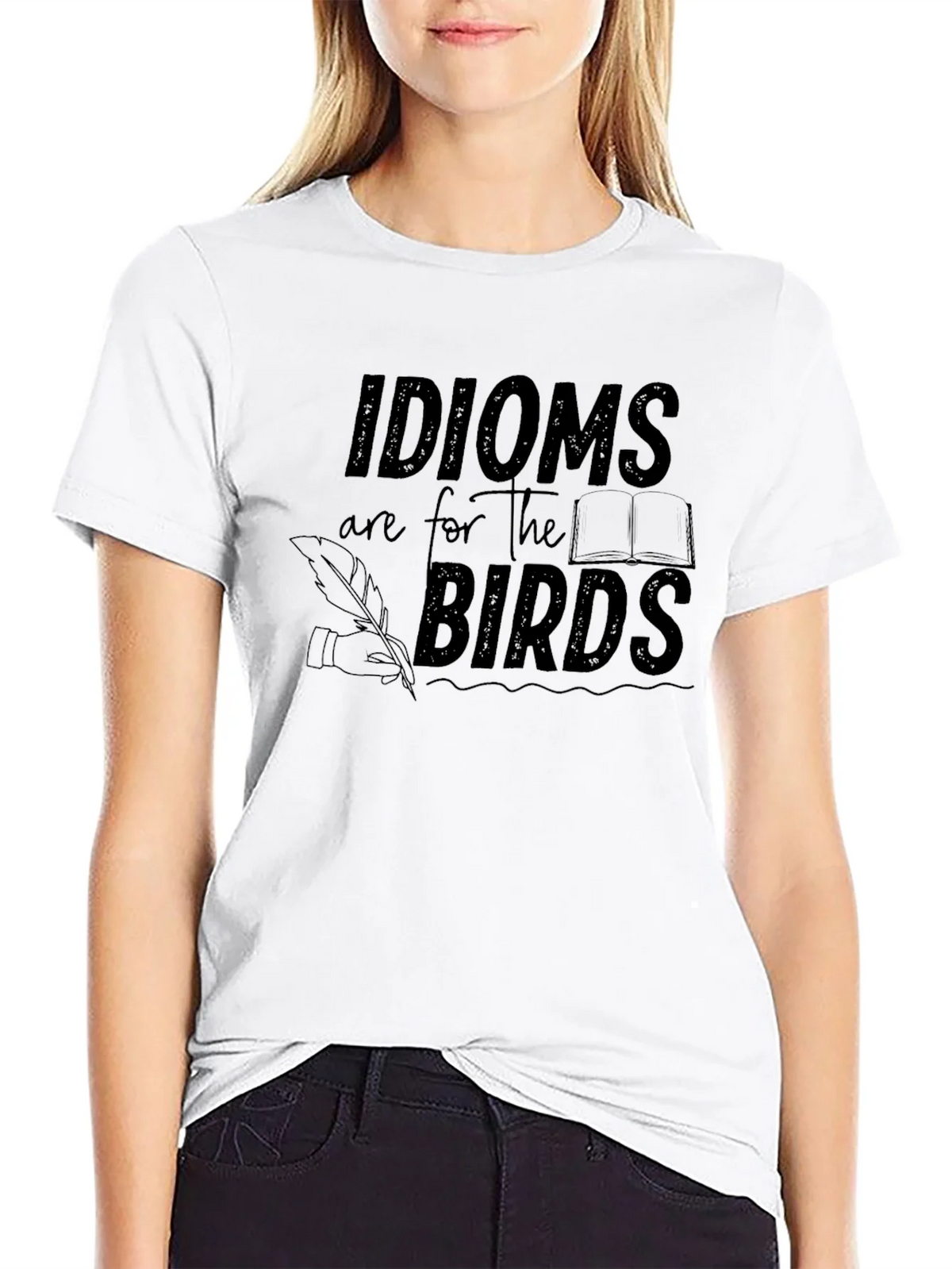 Idioms are for the Birds Graphic T-Shirt product image 8