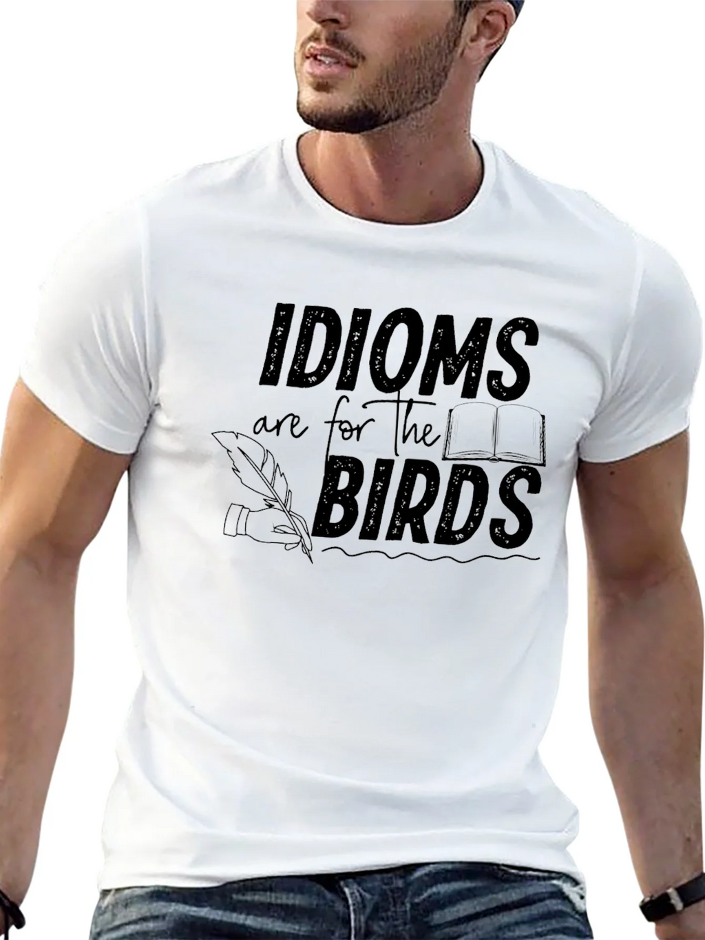 Idioms are for the Birds Graphic T-Shirt product image 12