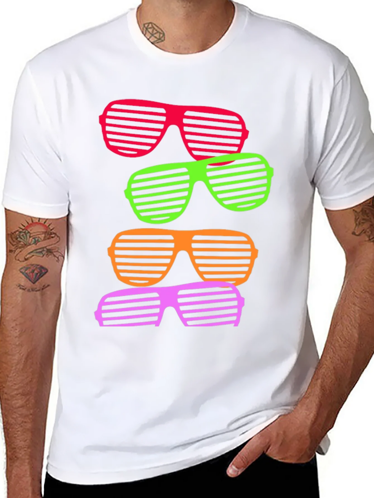 Retro Sunglasses T-Shirt - Funky Design product image 7