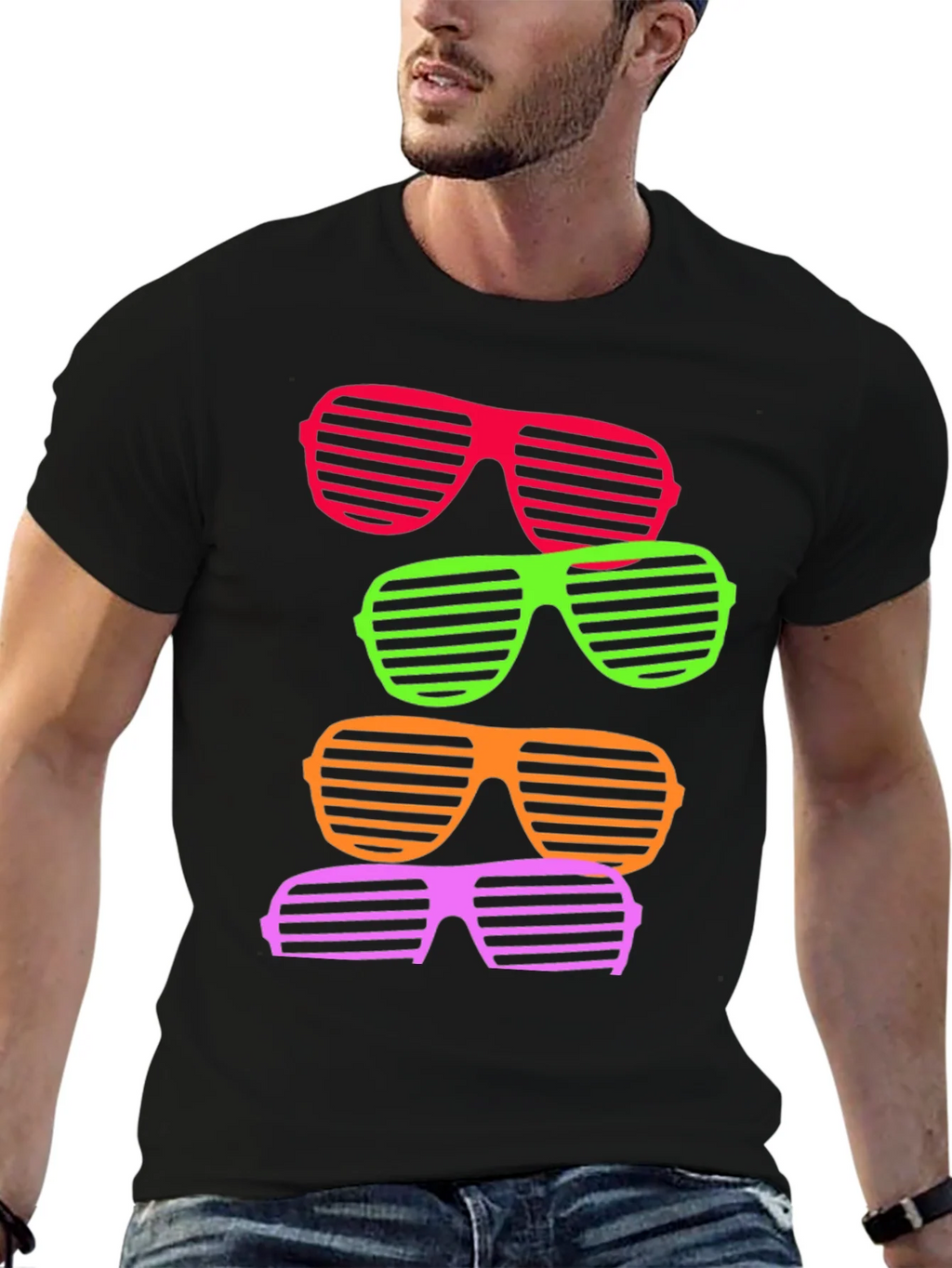 Retro Sunglasses T-Shirt - Funky Design product image 6