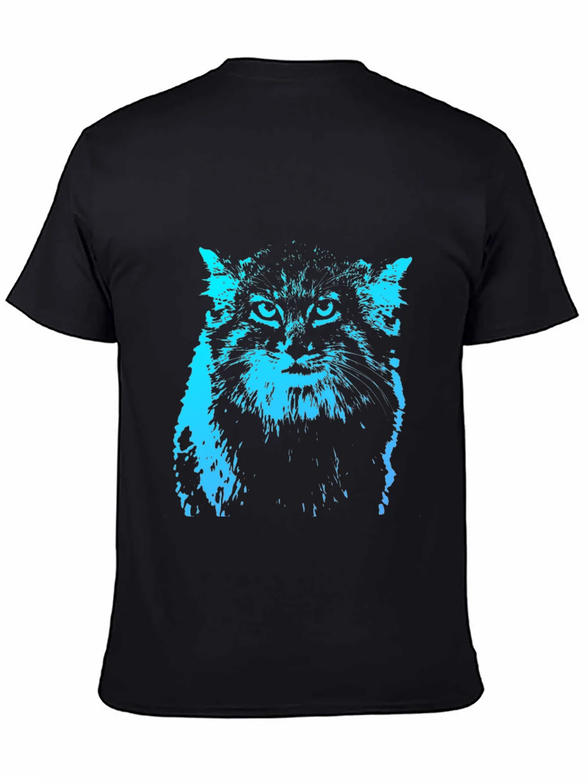 Cool Cat Graphic Tee - Black T-Shirt product image 4