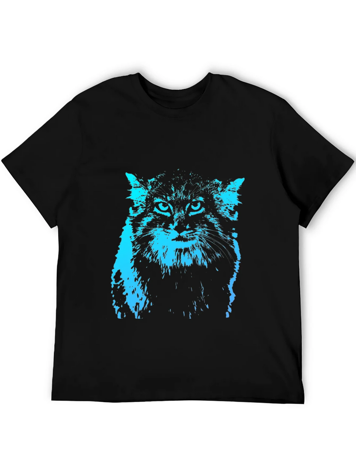 Cool Cat Graphic Tee - Black T-Shirt product image 5