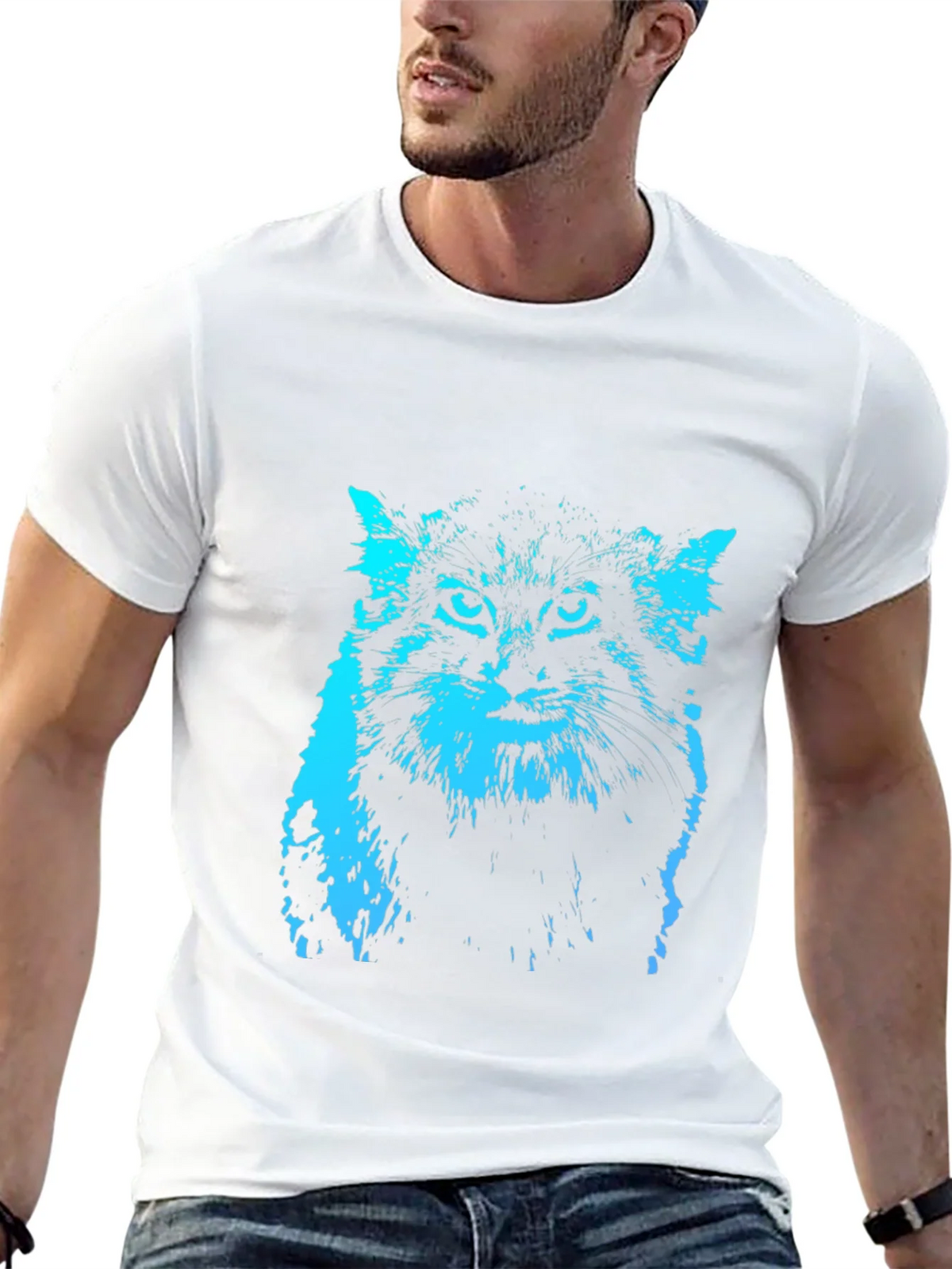 Cool Cat Graphic Tee - Black T-Shirt product image 10