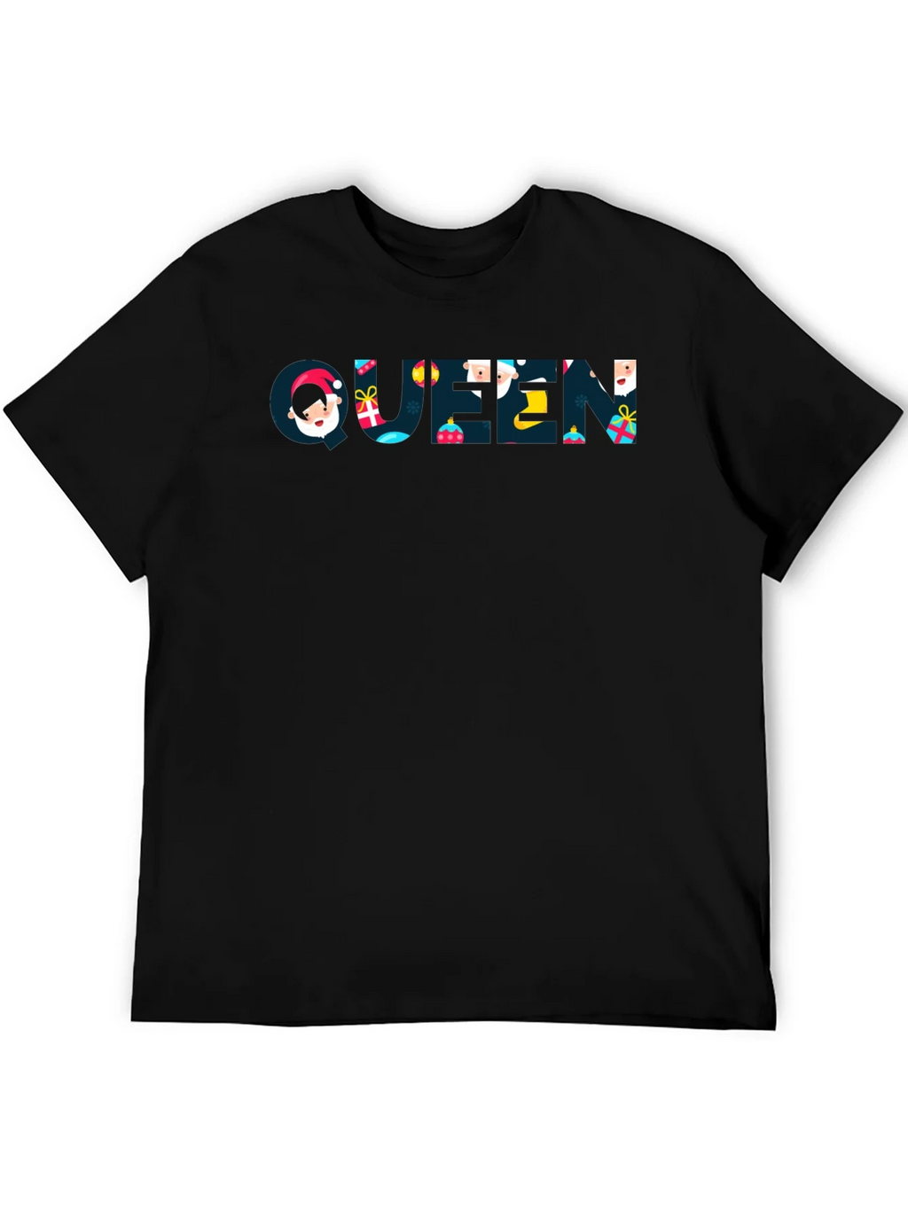 Queen Holiday Graphic T-Shirt - Black product image 5