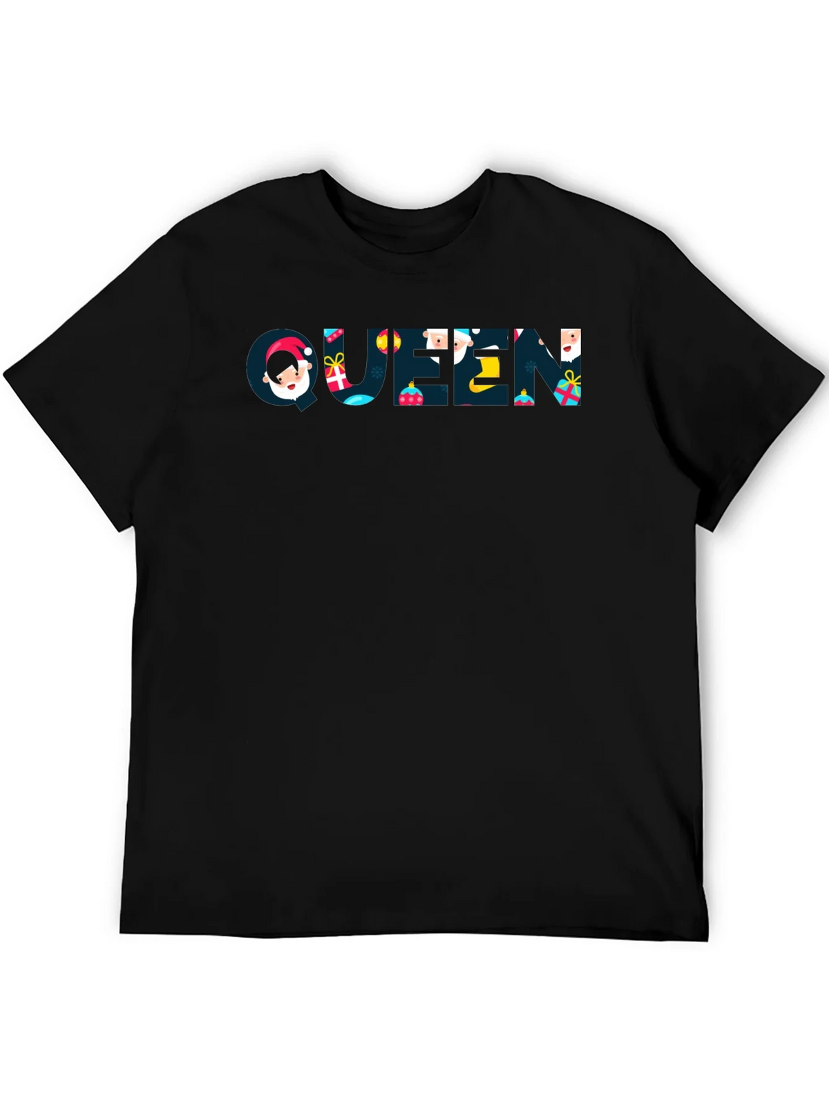 Queen Holiday Graphic T-Shirt - Black product image 5