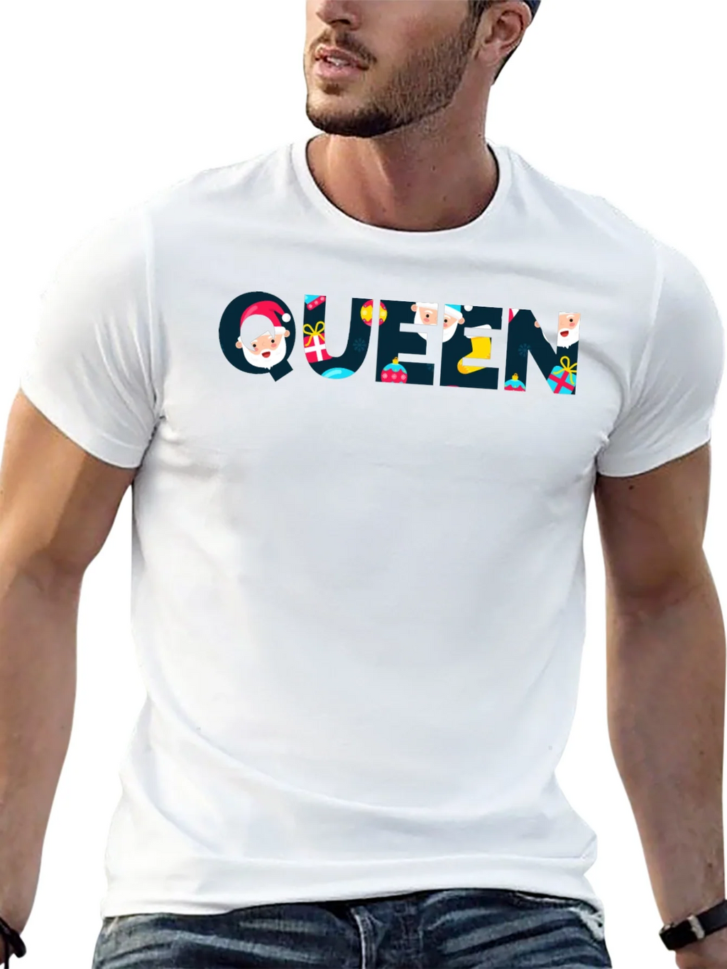 Queen Holiday Graphic T-Shirt - Black product image 12