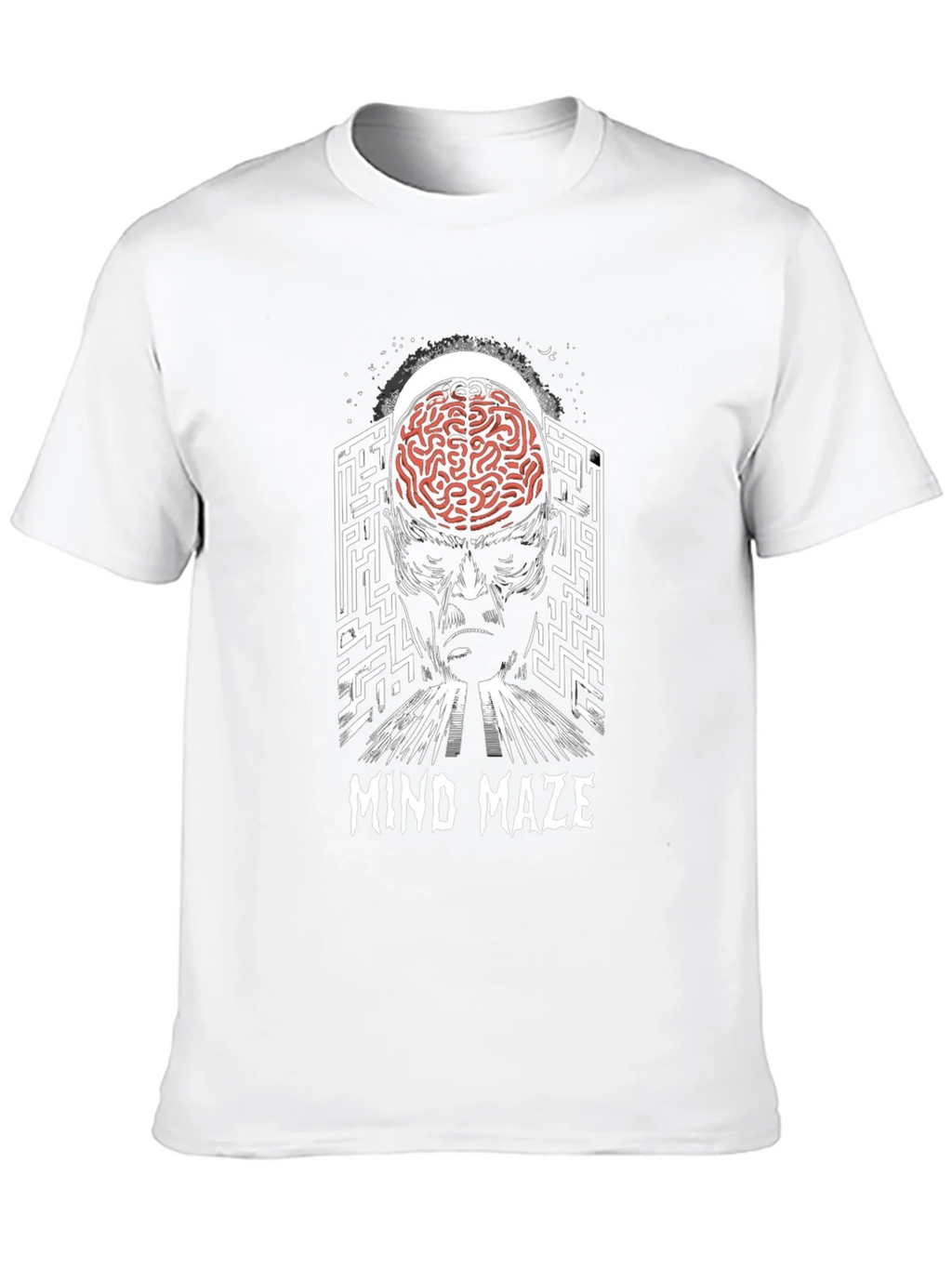 Mind Maze Graphic T-Shirt - Brain Teaser Tee product image 9