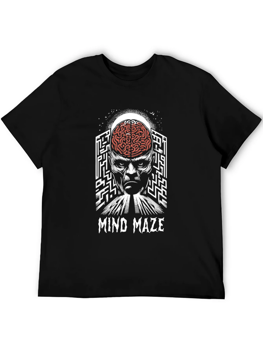 Mind Maze Graphic T-Shirt - Brain Teaser Tee product image 5