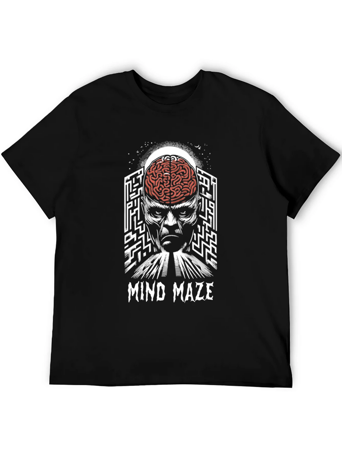 Mind Maze Graphic T-Shirt - Brain Teaser Tee product image 5