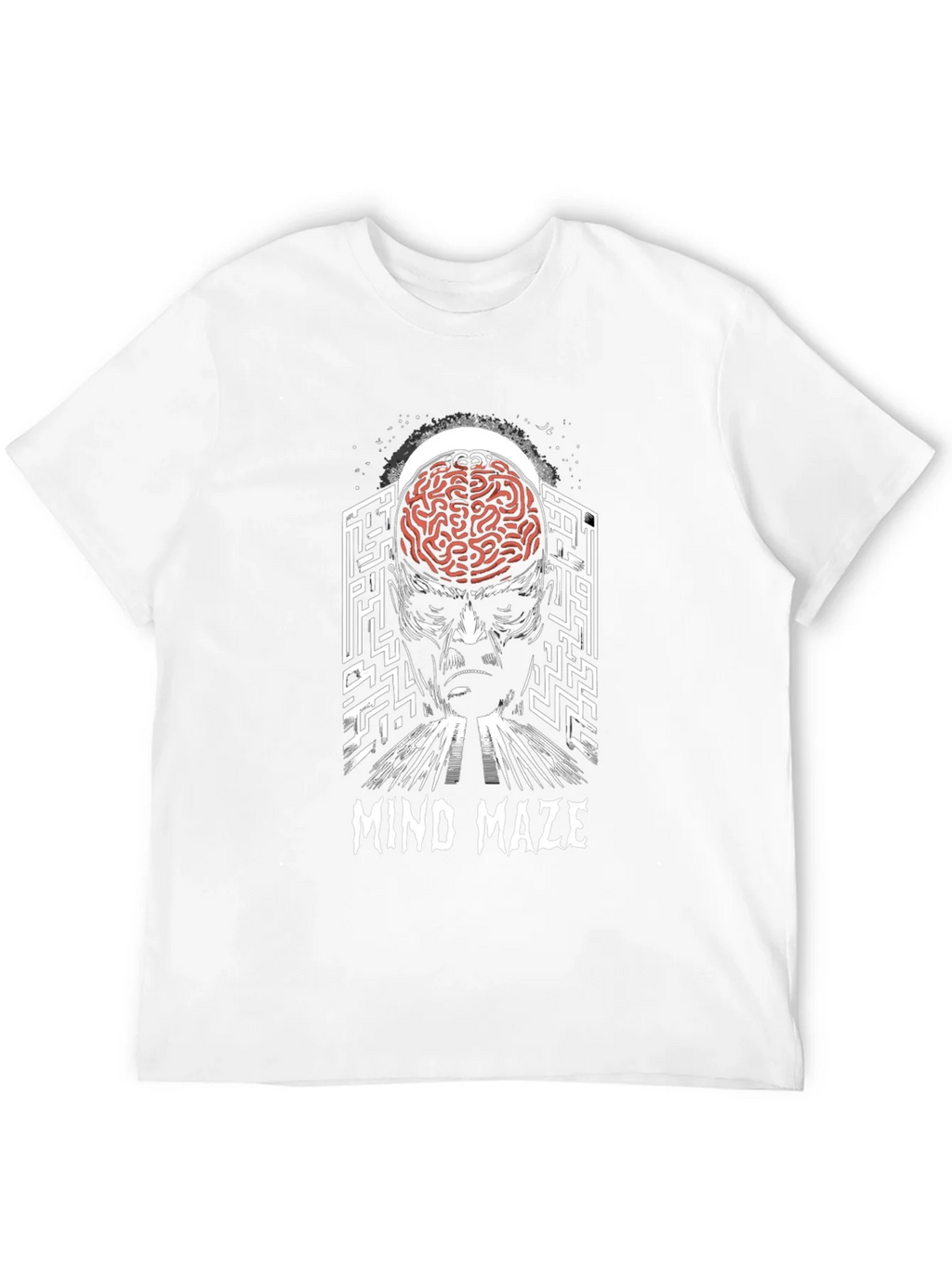 Mind Maze Graphic T-Shirt - Brain Teaser Tee product image 11