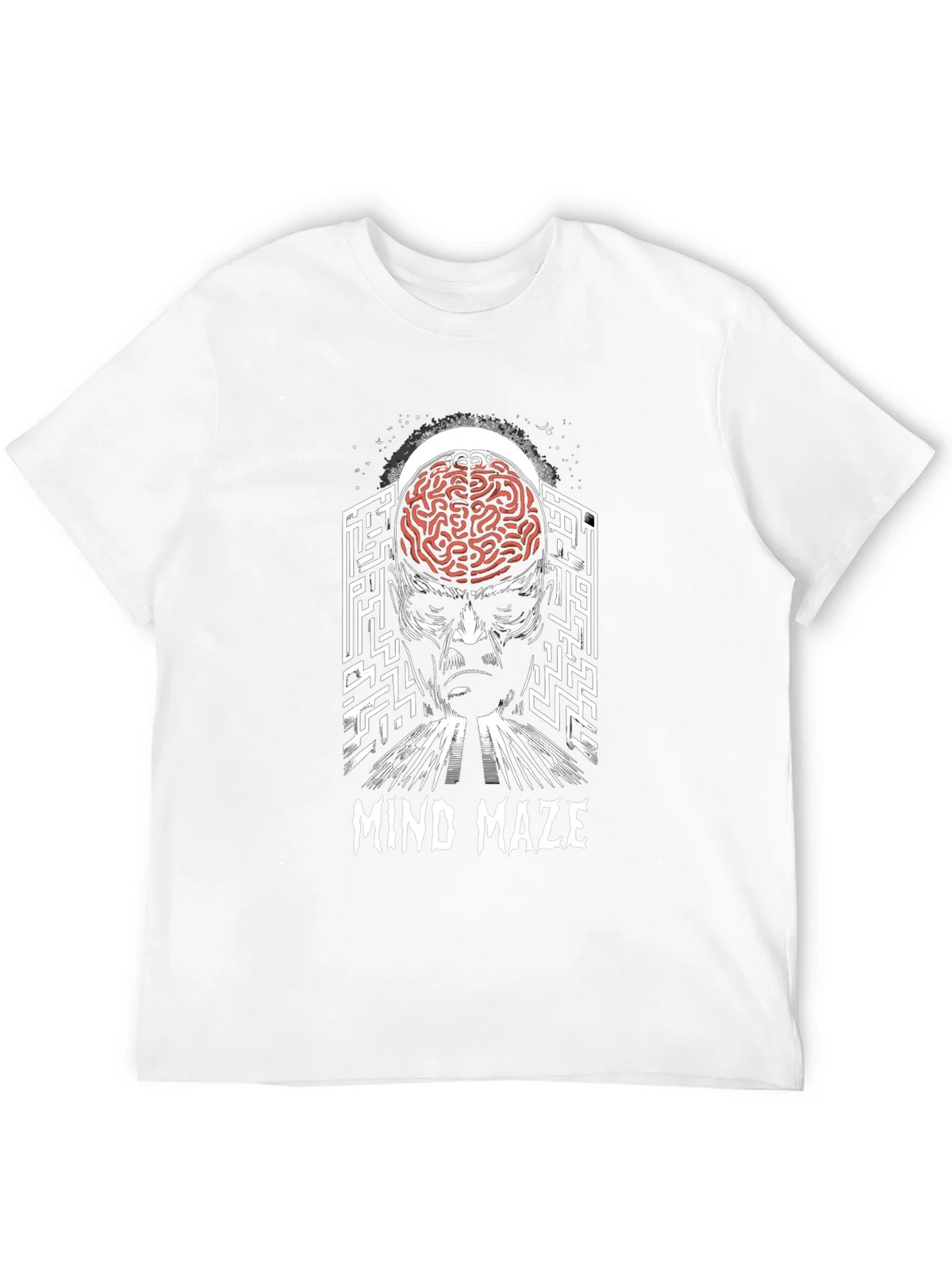 Mind Maze Graphic T-Shirt - Brain Teaser Tee product image 11