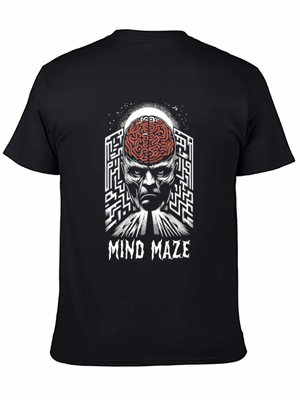 Mind Maze Graphic T-Shirt - Brain Teaser Tee product image 4