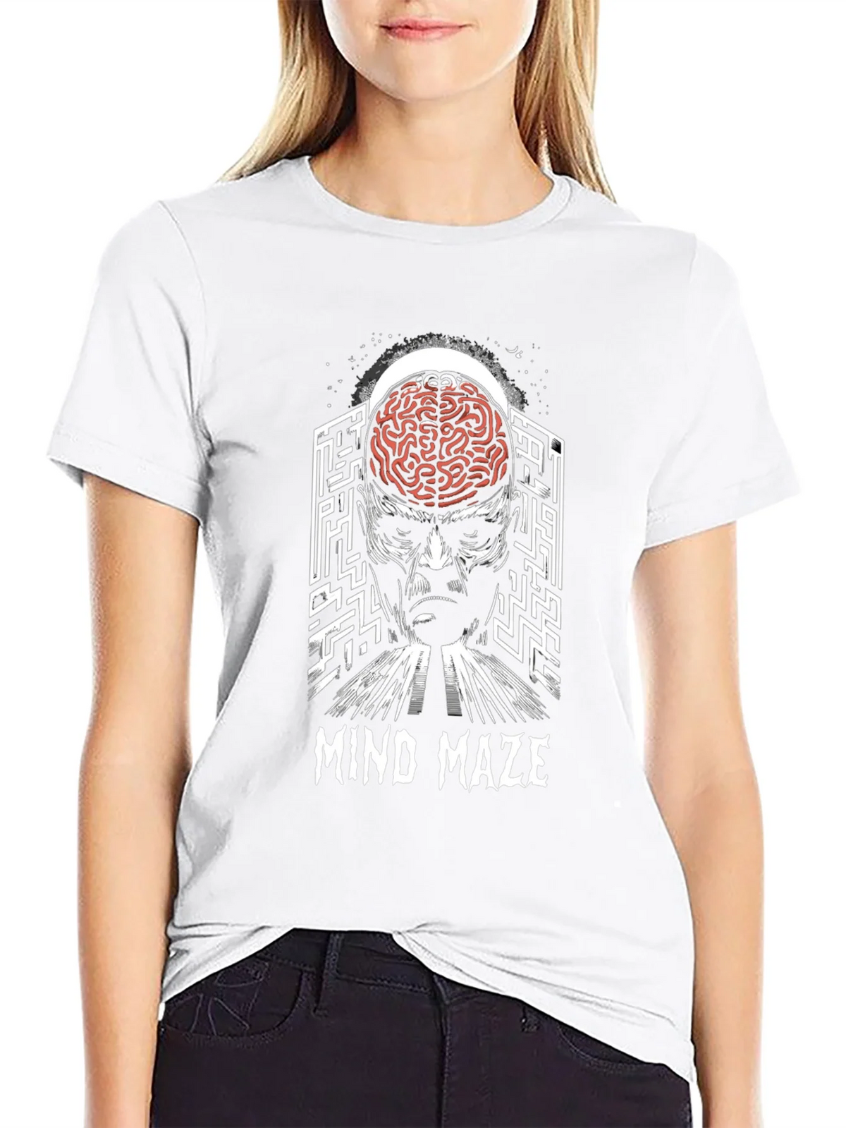 Mind Maze Graphic T-Shirt - Brain Teaser Tee product image 8