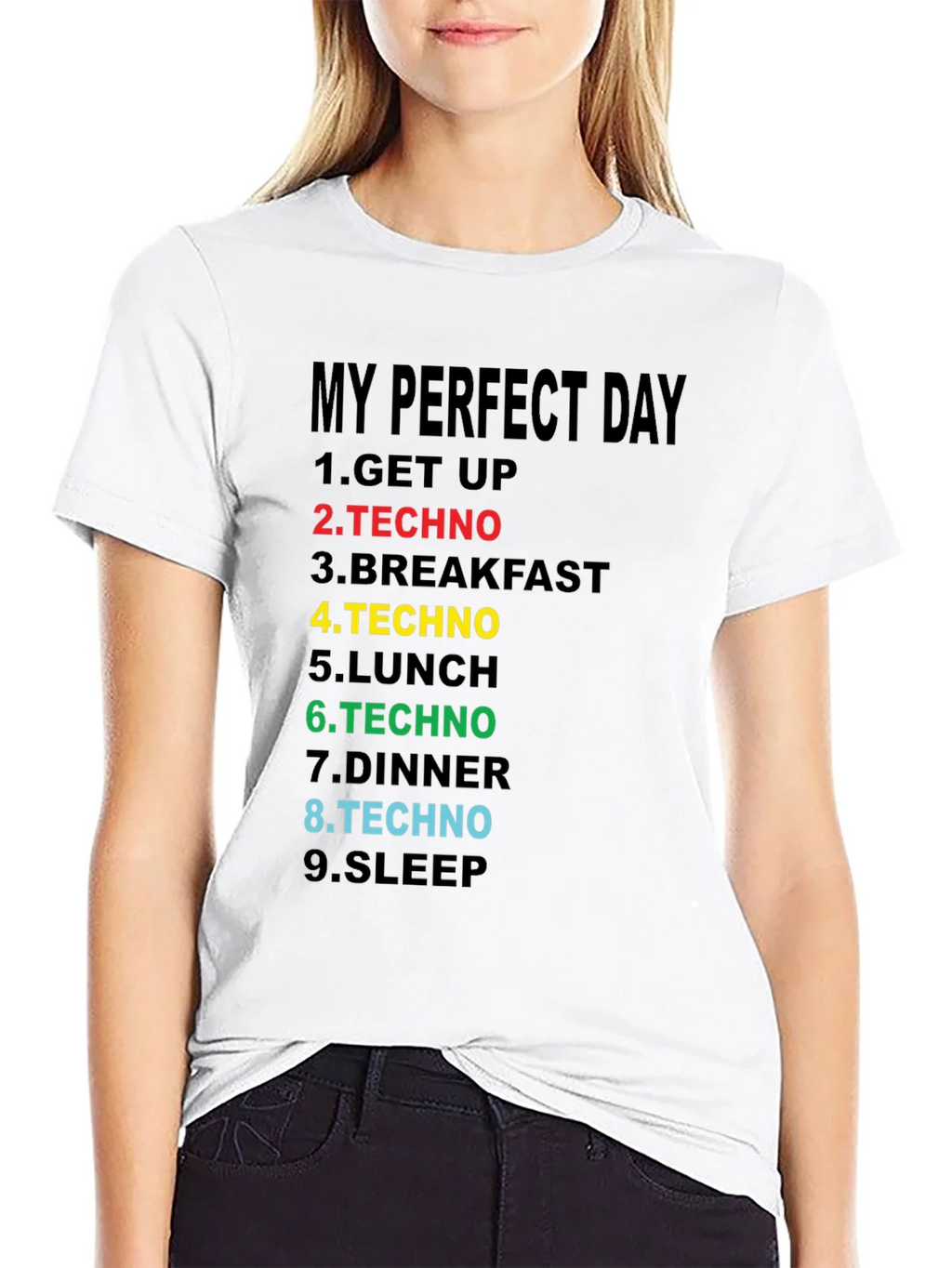 My Perfect Day Techno T-Shirt product image 7