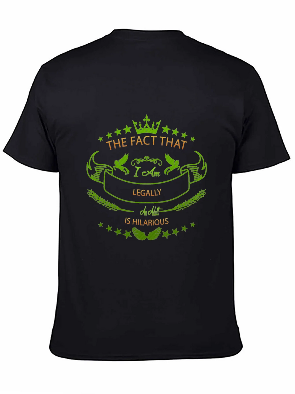 Humorous Legally an Adult Graphic Tee product image 4