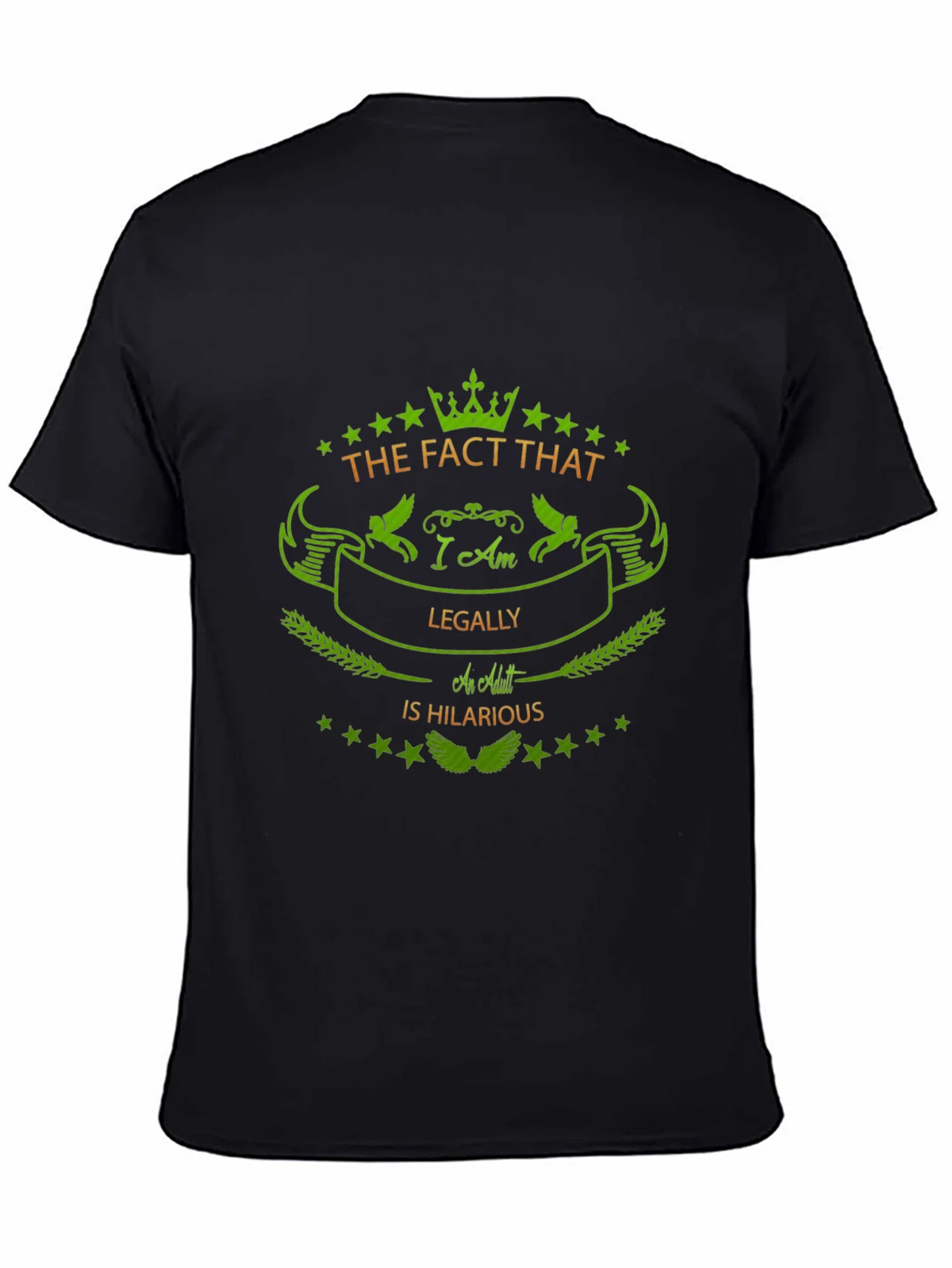 Humorous Legally an Adult Graphic Tee product image 4