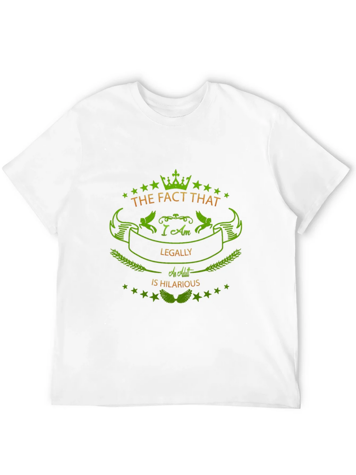 Humorous Legally an Adult Graphic Tee product image 11