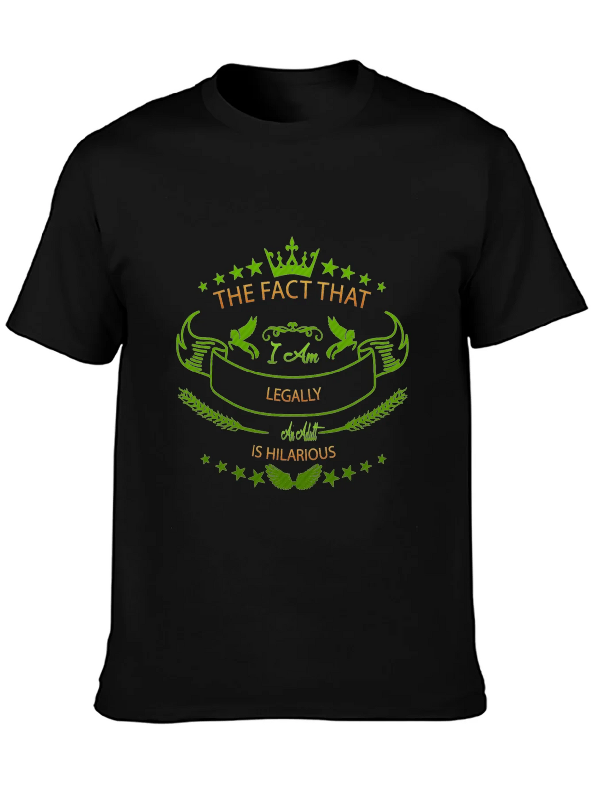 Humorous Legally an Adult Graphic Tee product image 3