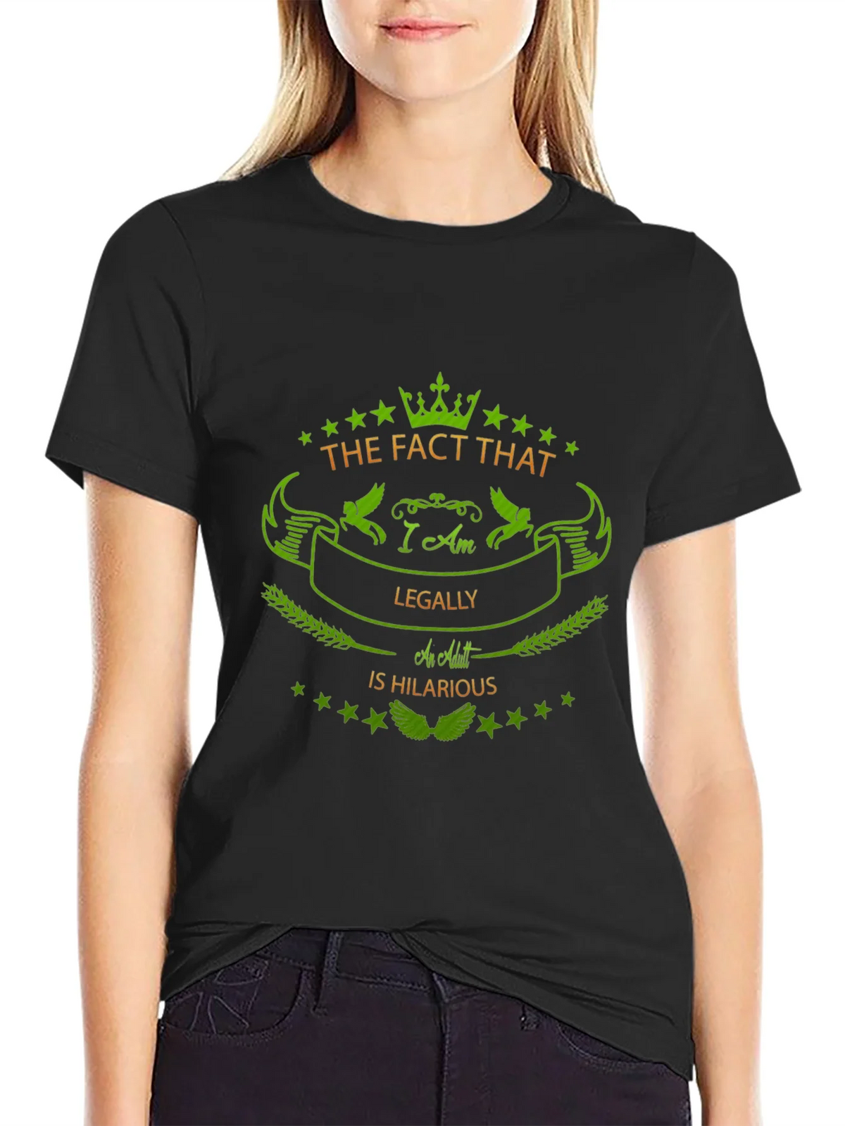 Humorous Legally an Adult Graphic Tee product image 2