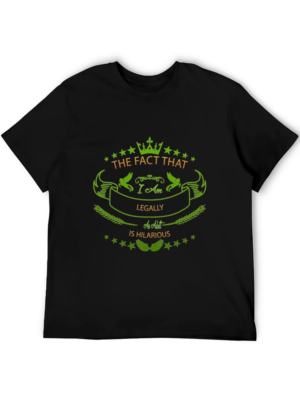 Humorous Legally an Adult Graphic Tee product image 5