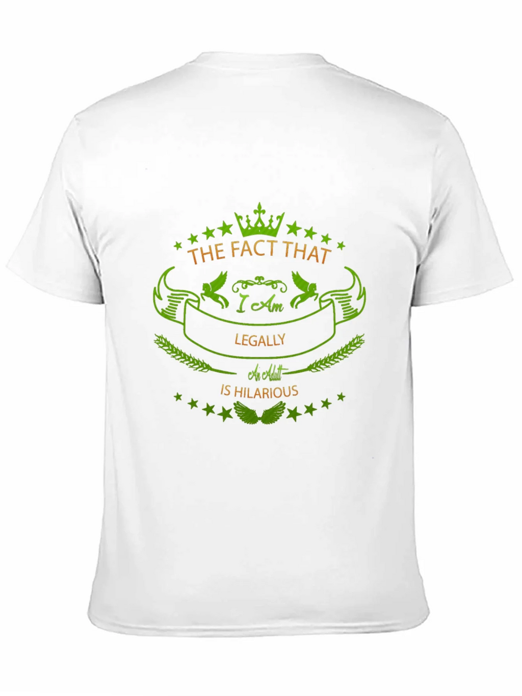 Humorous Legally an Adult Graphic Tee product image 10