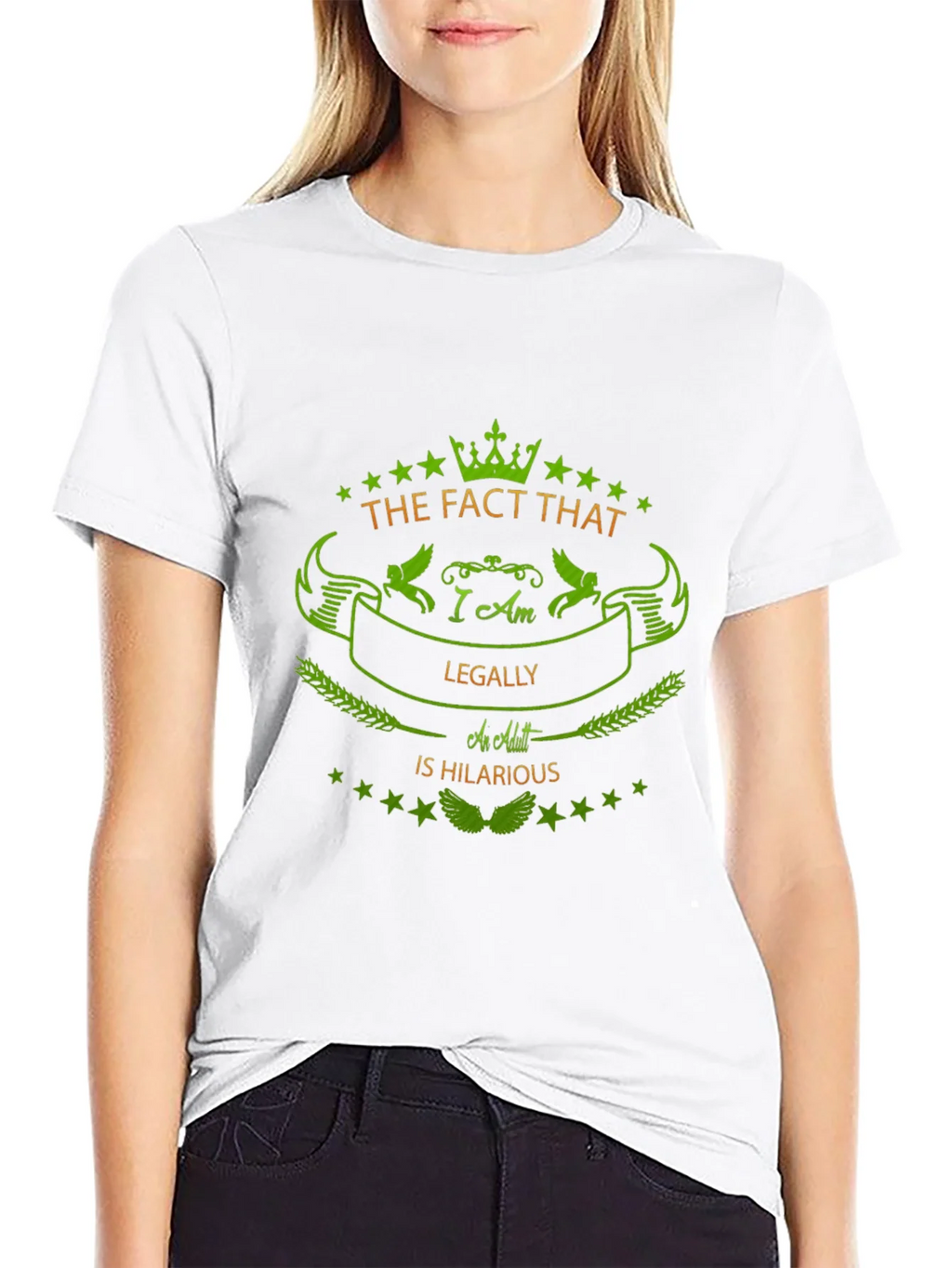 Humorous Legally an Adult Graphic Tee product image 8
