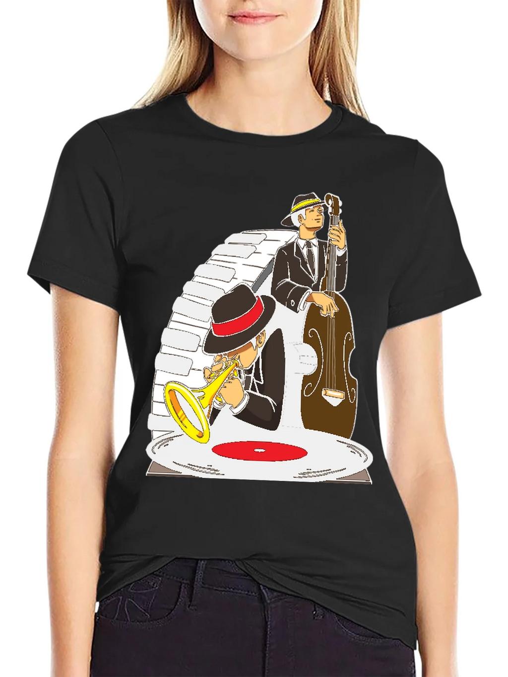 Jazz Musician Graphic T-Shirt product image 1