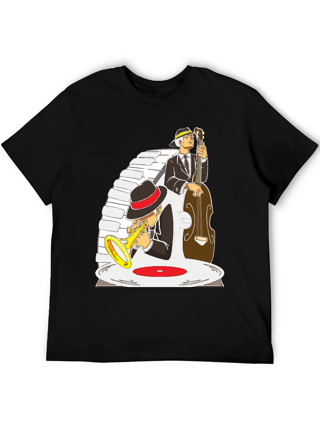 Jazz Musician Graphic T-Shirt product image 4