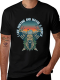 Hunting Deer Graphic Tee - I Like and Maybe 3 People product image 1