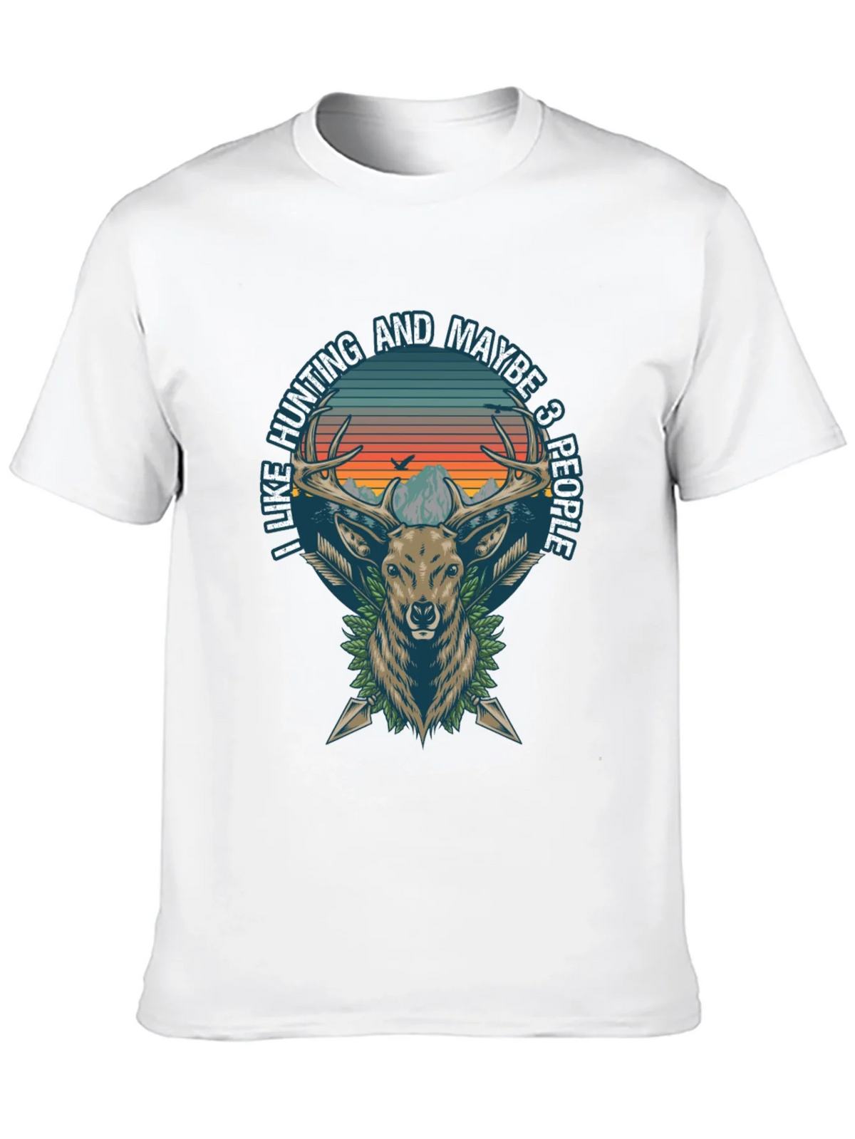 Hunting Deer Graphic Tee - I Like and Maybe 3 People product image 9