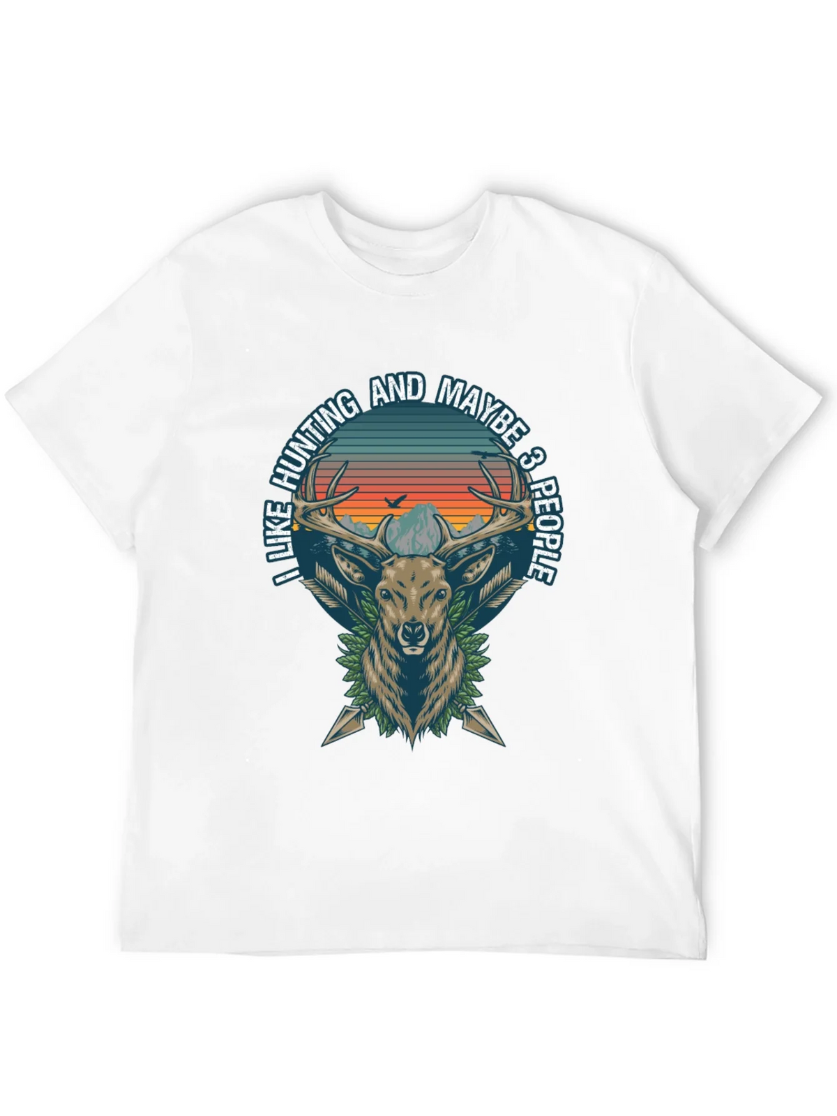 Hunting Deer Graphic Tee - I Like and Maybe 3 People product image 11