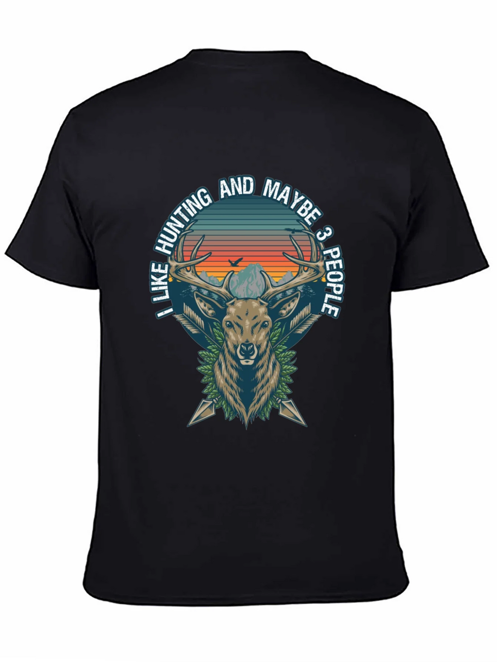 Hunting Deer Graphic Tee - I Like and Maybe 3 People product image 4