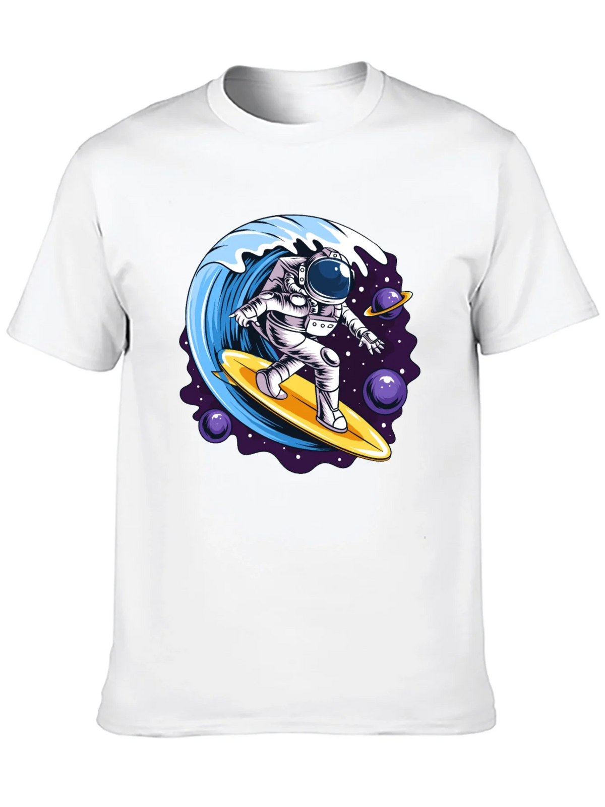 Astronaut Surfing Wave Graphic T-Shirt product image 5