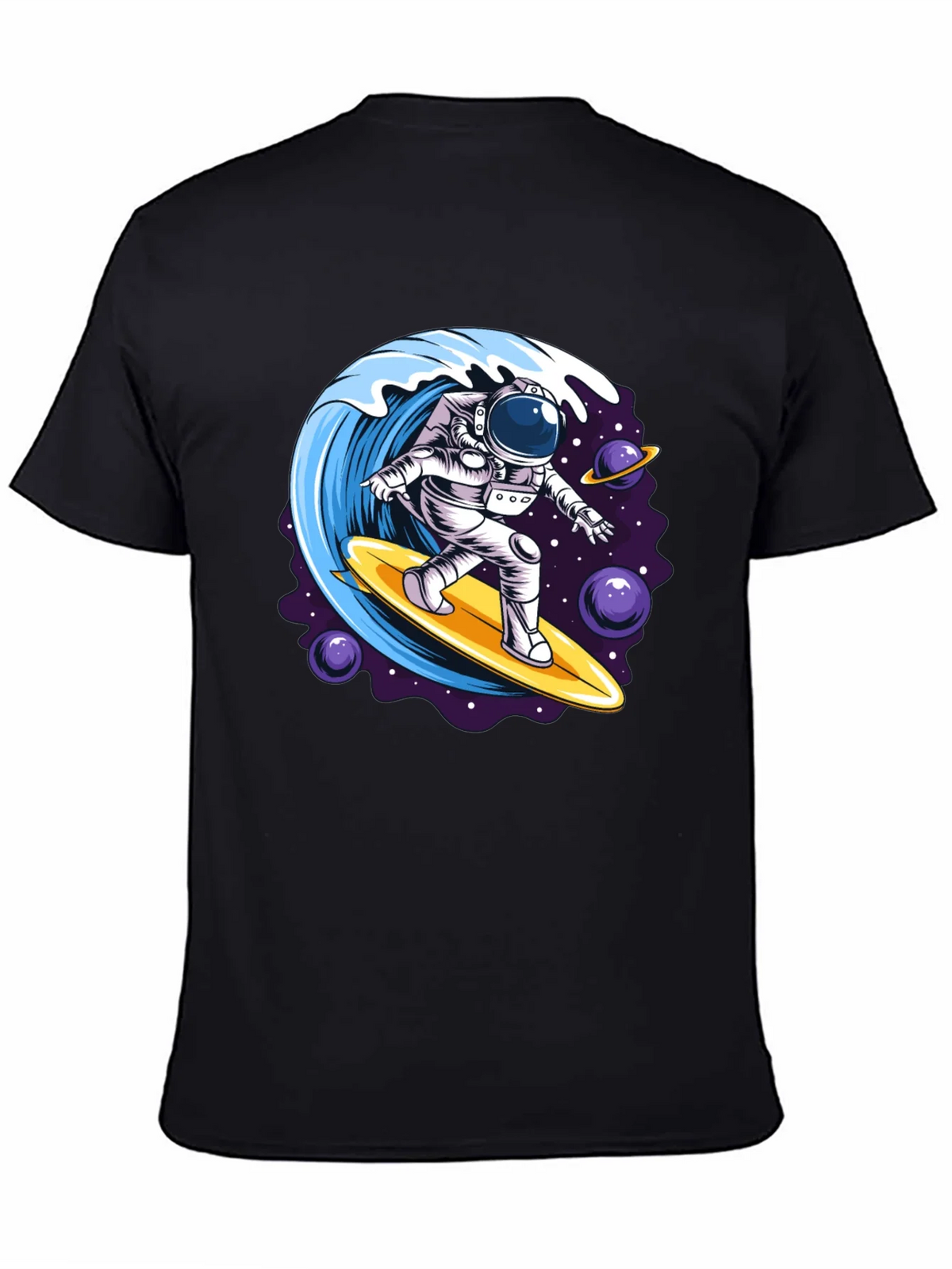 Astronaut Surfing Wave Graphic T-Shirt product image 2