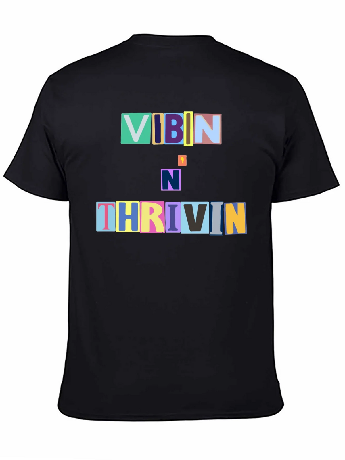 Vibin N Thrivin Graphic Tee - Trendy Design product image 4