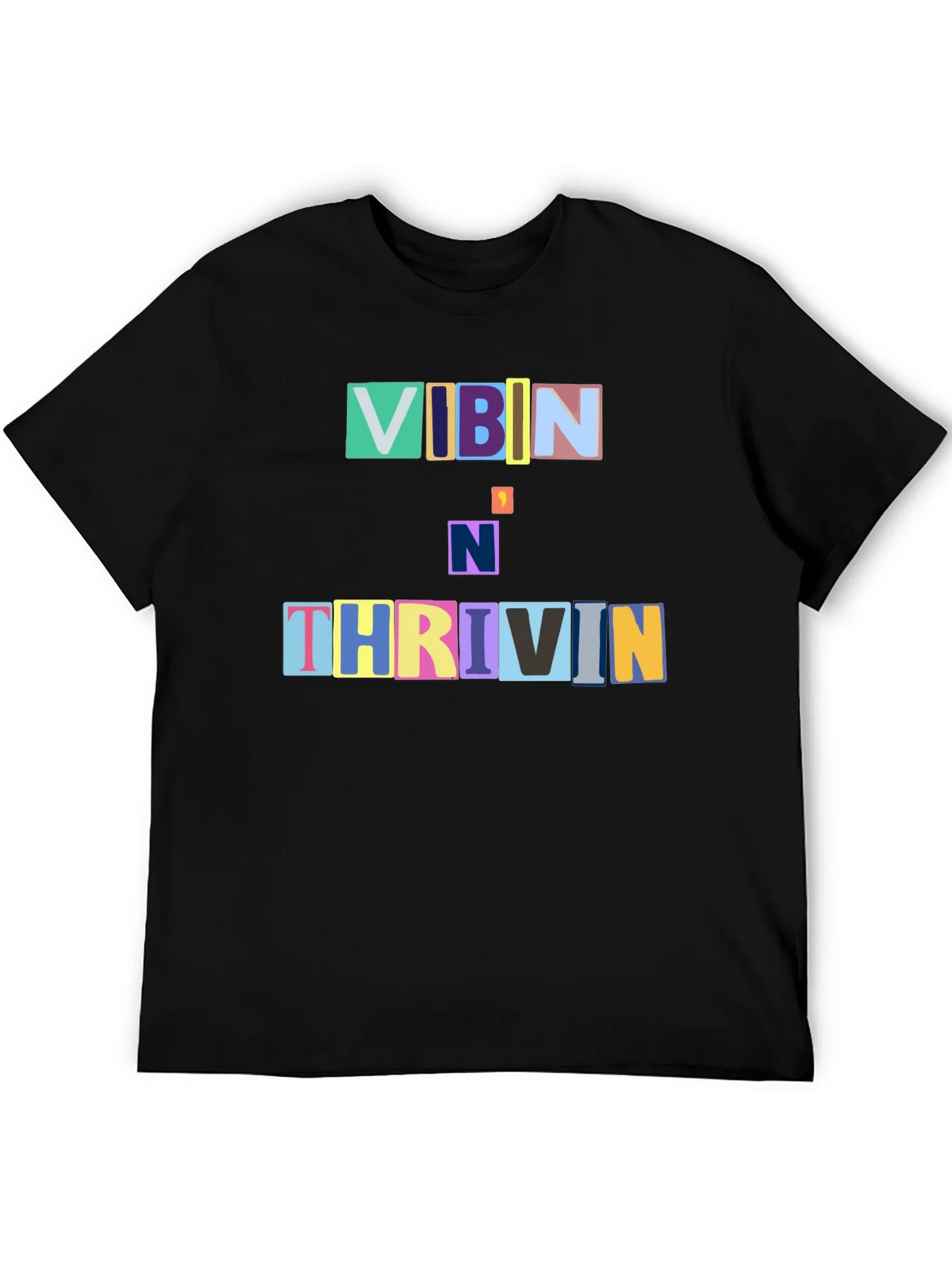 Vibin N Thrivin Graphic Tee - Trendy Design product image 5
