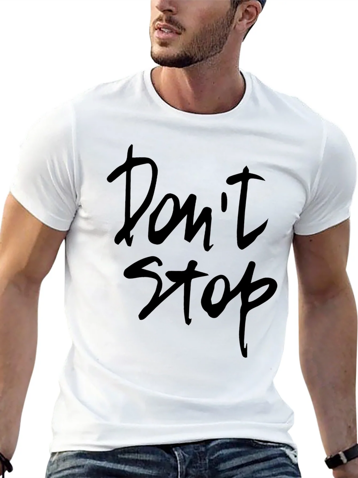 Dont Stop Crew Neck T-Shirt product image 12
