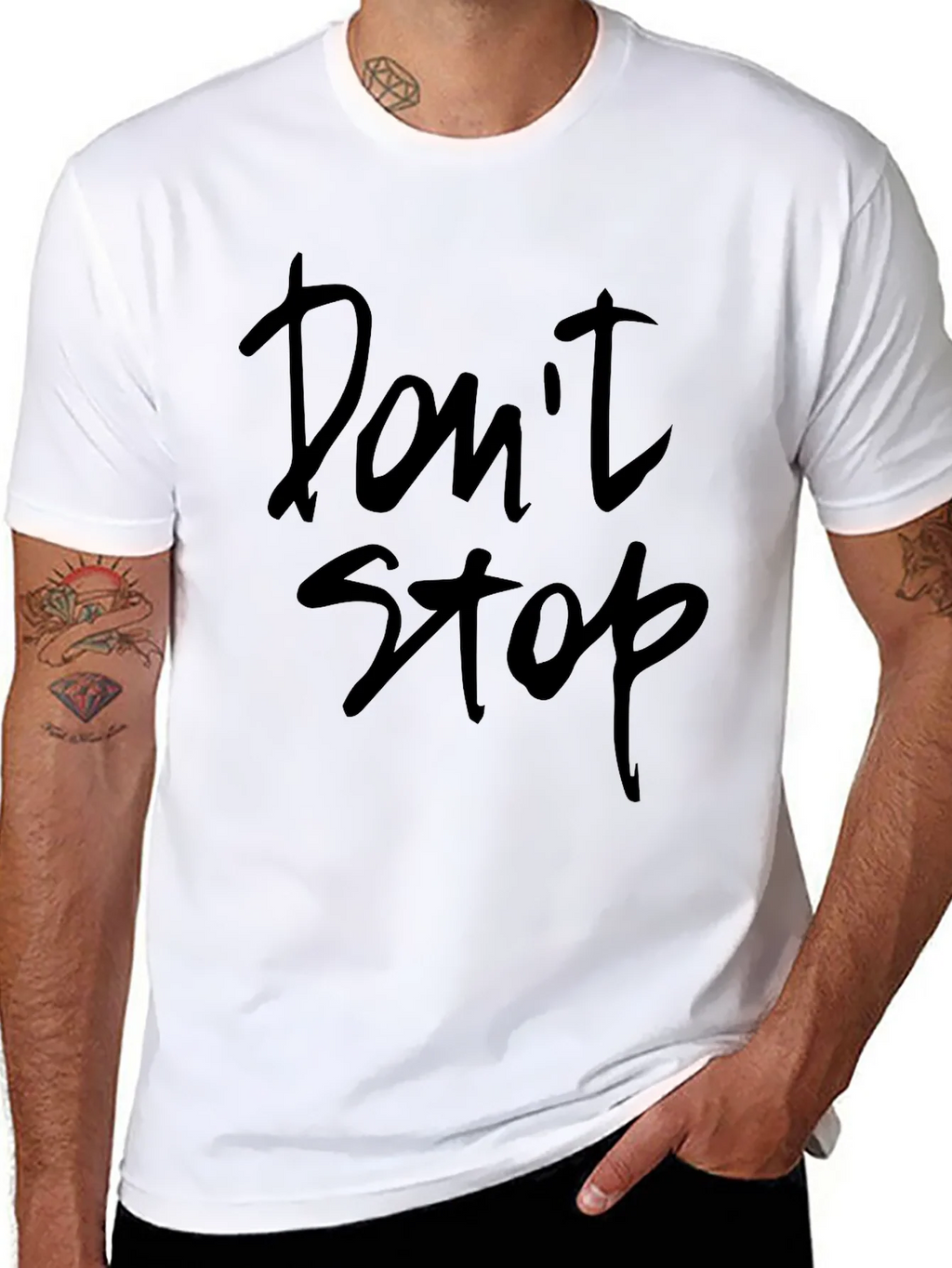 Dont Stop Crew Neck T-Shirt product image 7