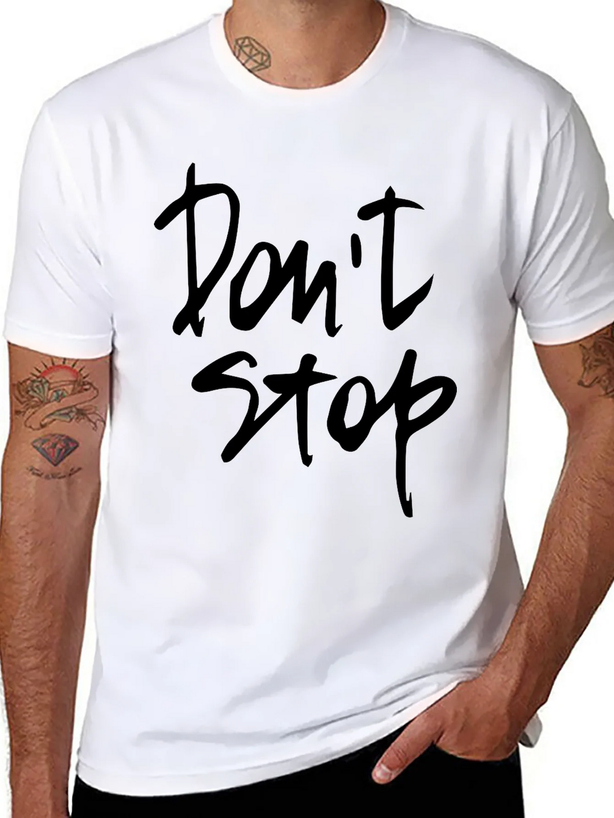 Dont Stop Crew Neck T-Shirt product image 7