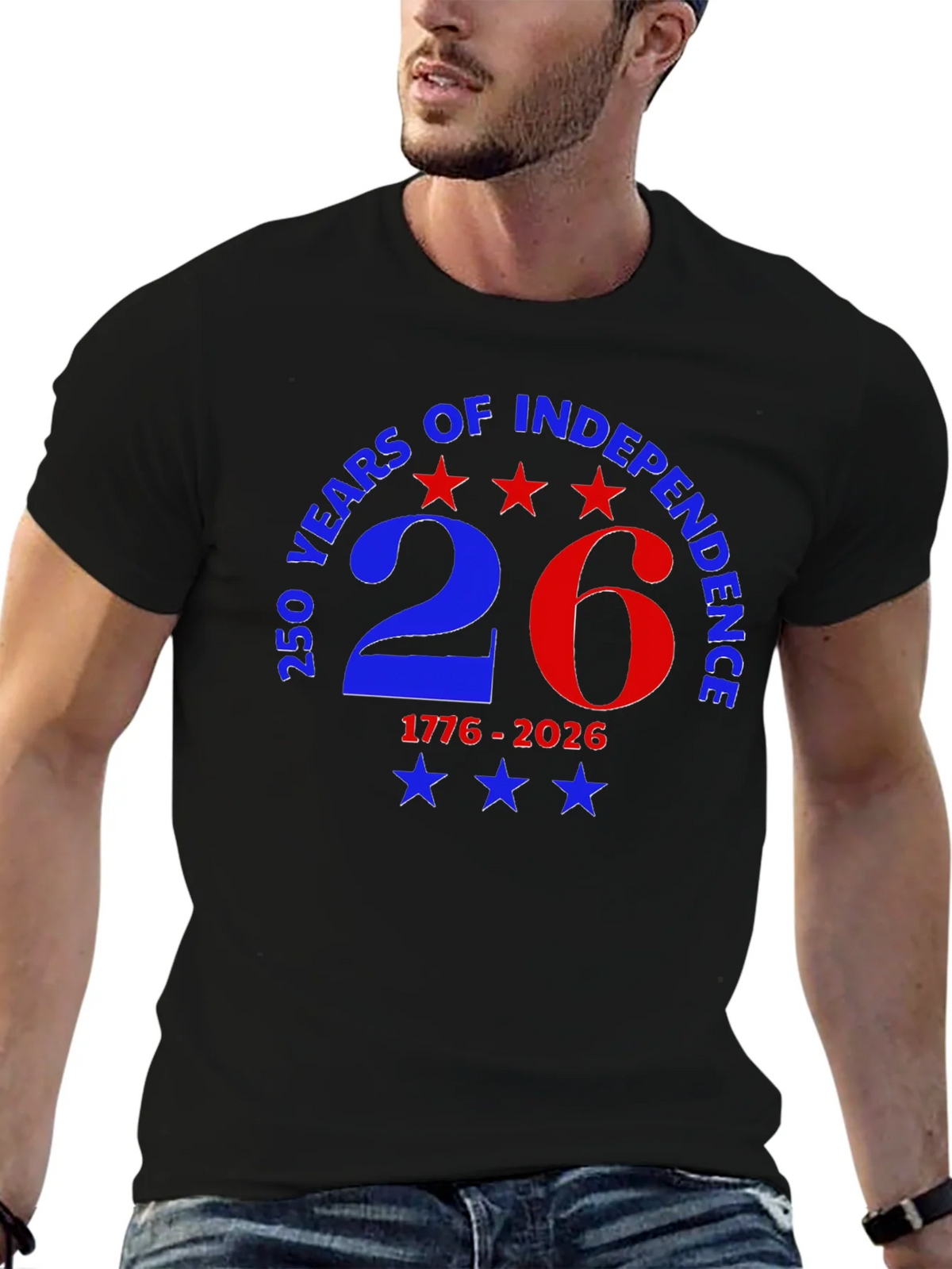 250 Years of Independence Patriotic T-Shirt product image 6