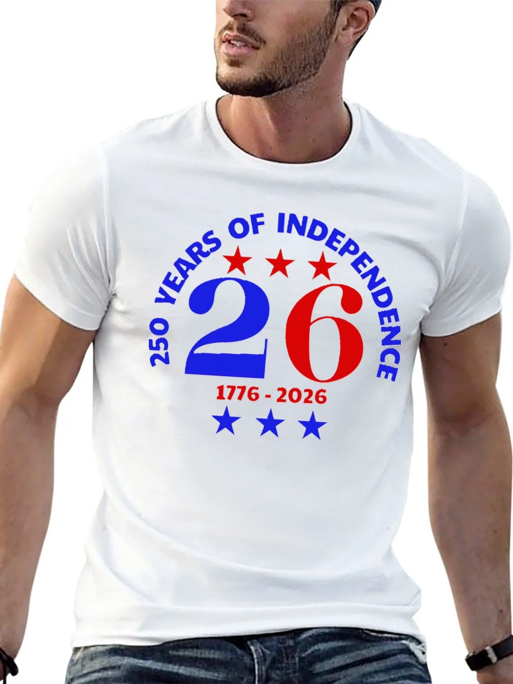 250 Years of Independence Patriotic T-Shirt product image 12