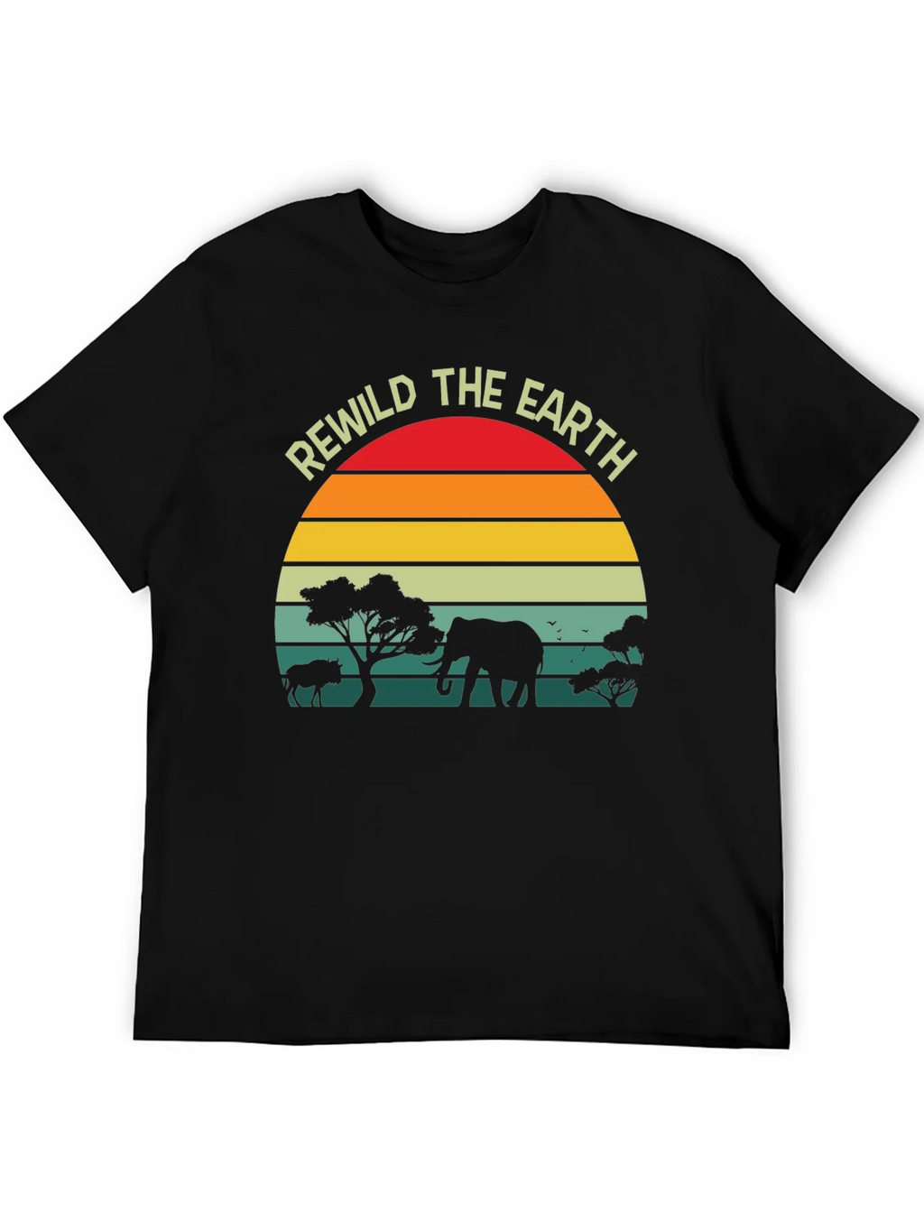 Rewild the Earth T-Shirt - Wildlife Conservation Tee product image 5