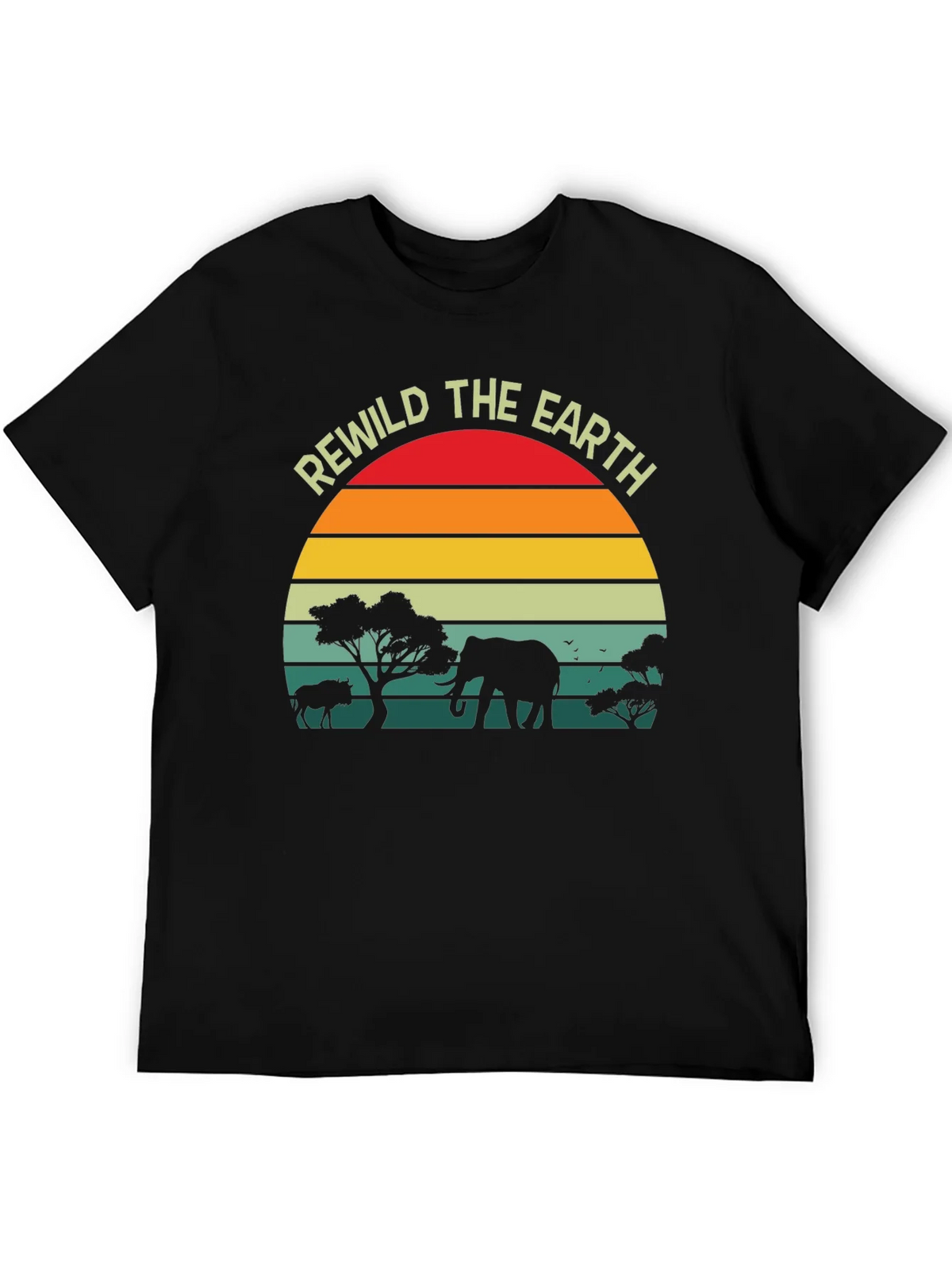 Rewild the Earth T-Shirt - Wildlife Conservation Tee product image 5