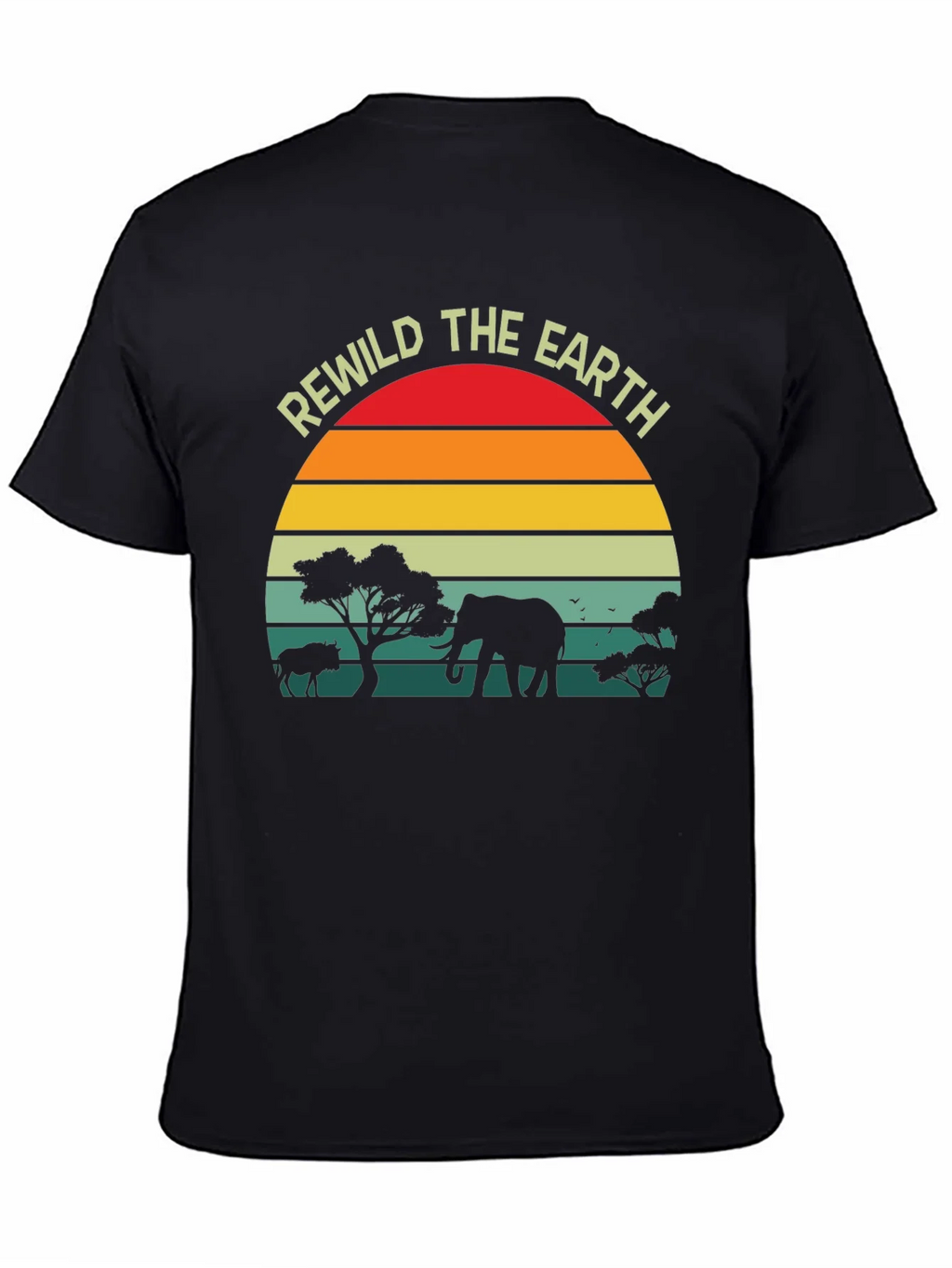 Rewild the Earth T-Shirt - Wildlife Conservation Tee product image 4