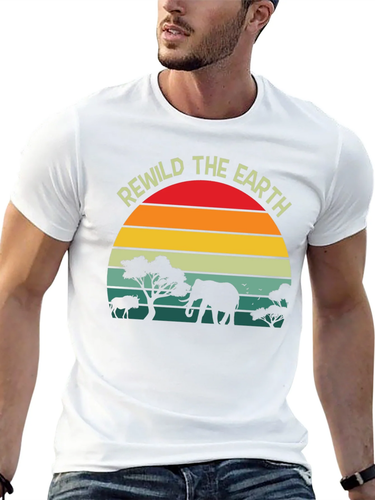 Rewild the Earth T-Shirt - Wildlife Conservation Tee product image 11