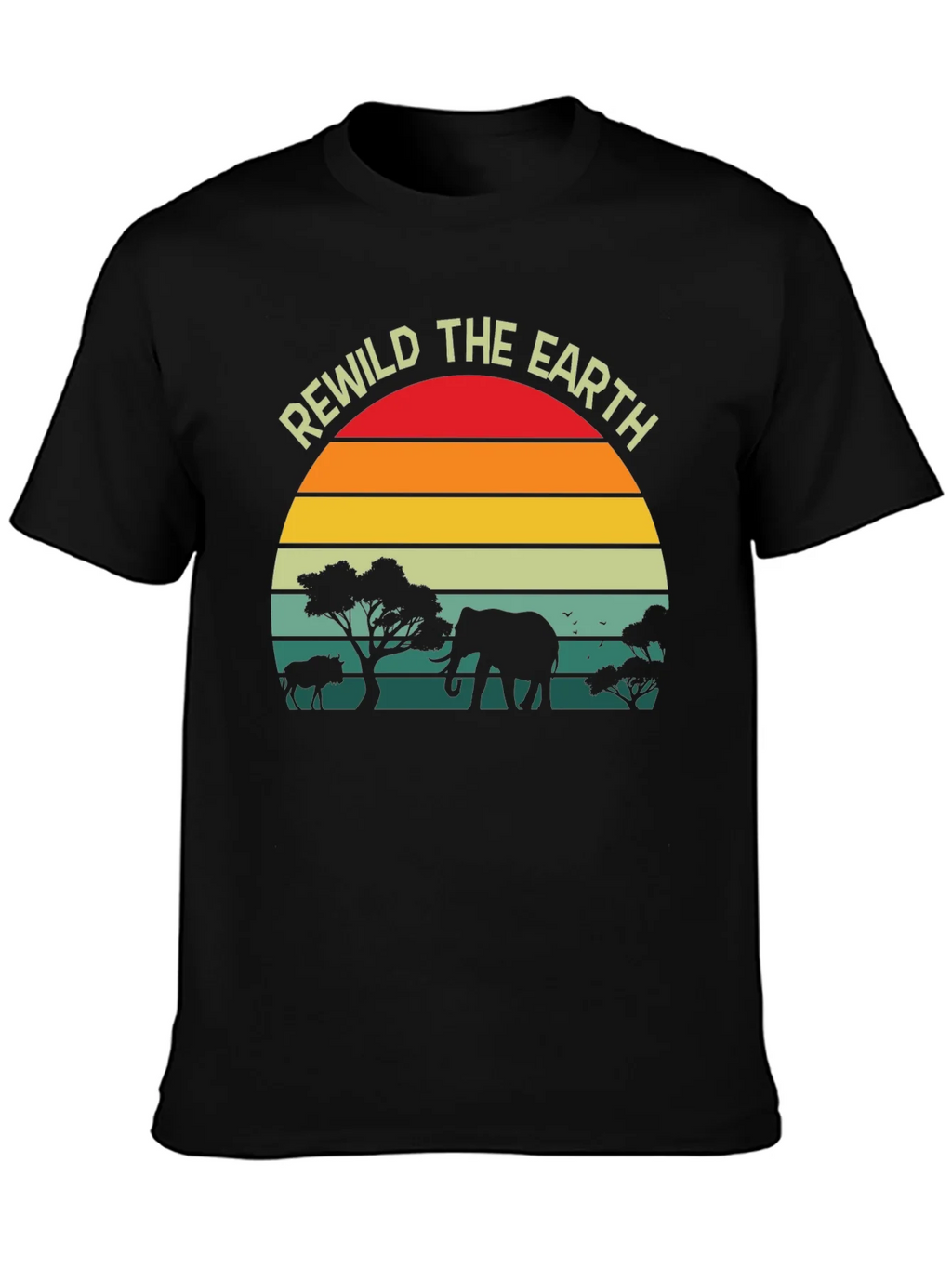 Rewild the Earth T-Shirt - Wildlife Conservation Tee product image 3