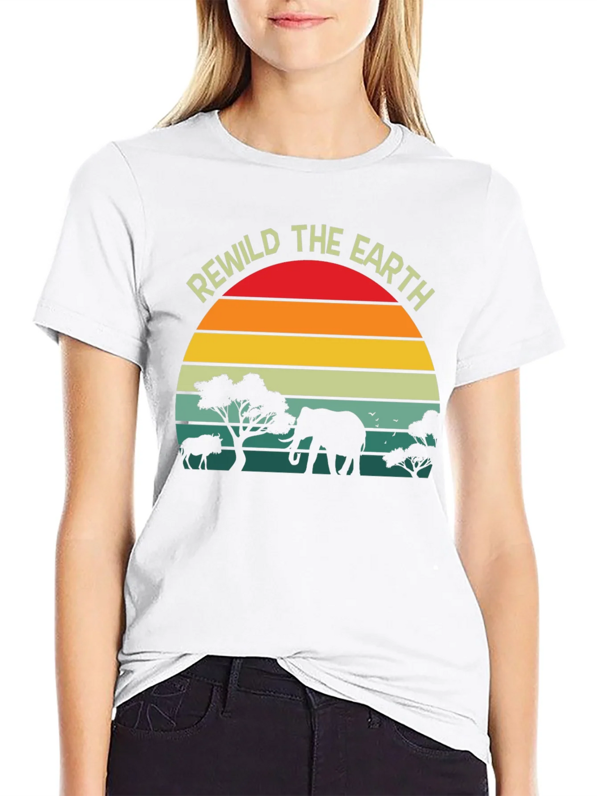 Rewild the Earth T-Shirt - Wildlife Conservation Tee product image 8
