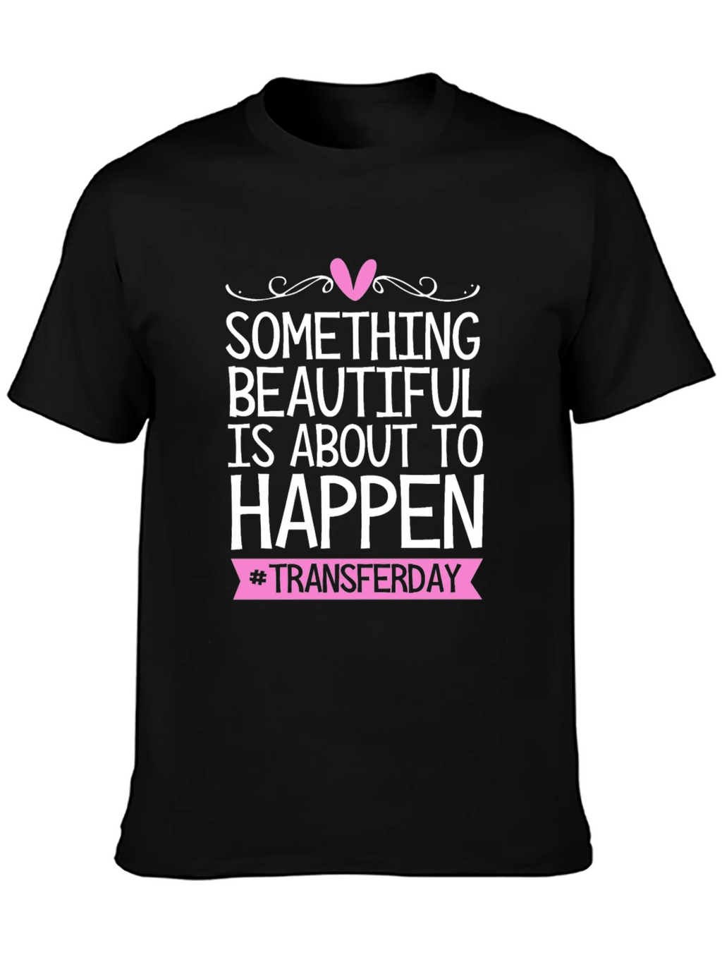 Beautiful Transfer Day Tee - Black Graphic T-Shirt product image 3