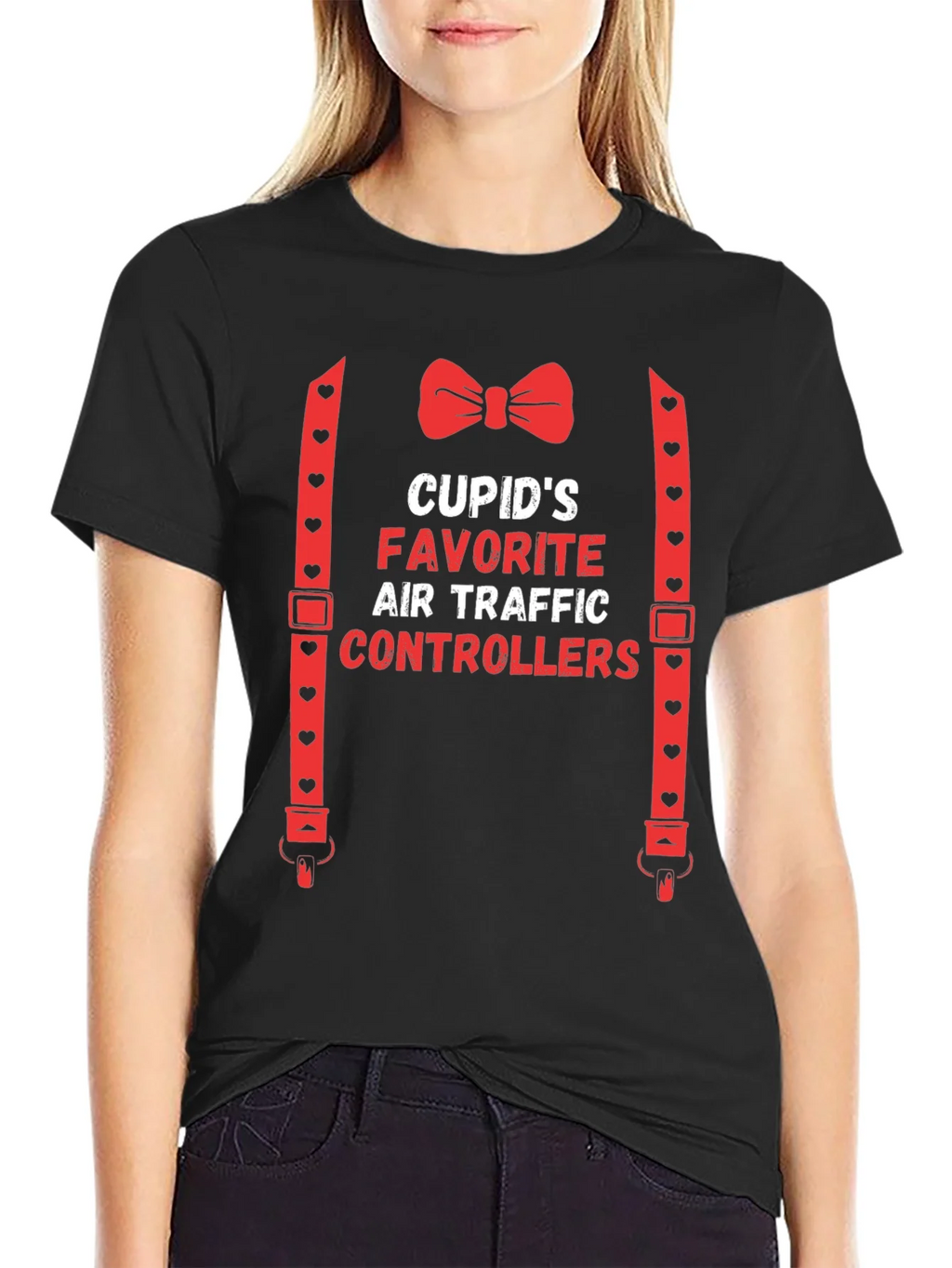 Cupids Favorite Air Traffic Controllers T-Shirt product image 2